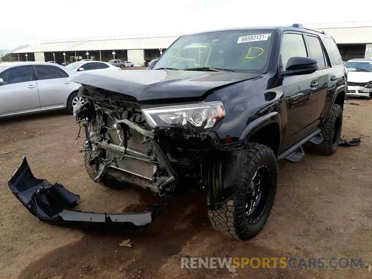 2 Photograph of a damaged car JTEBU5JR2K5651901 TOYOTA 4RUNNER 2019