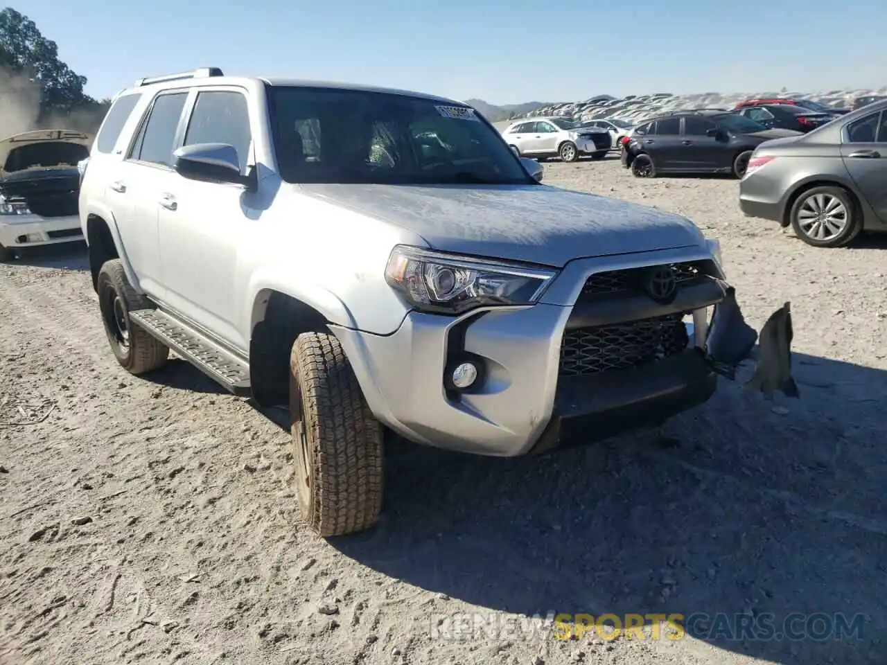 1 Photograph of a damaged car JTEBU5JR2K5658556 TOYOTA 4RUNNER 2019