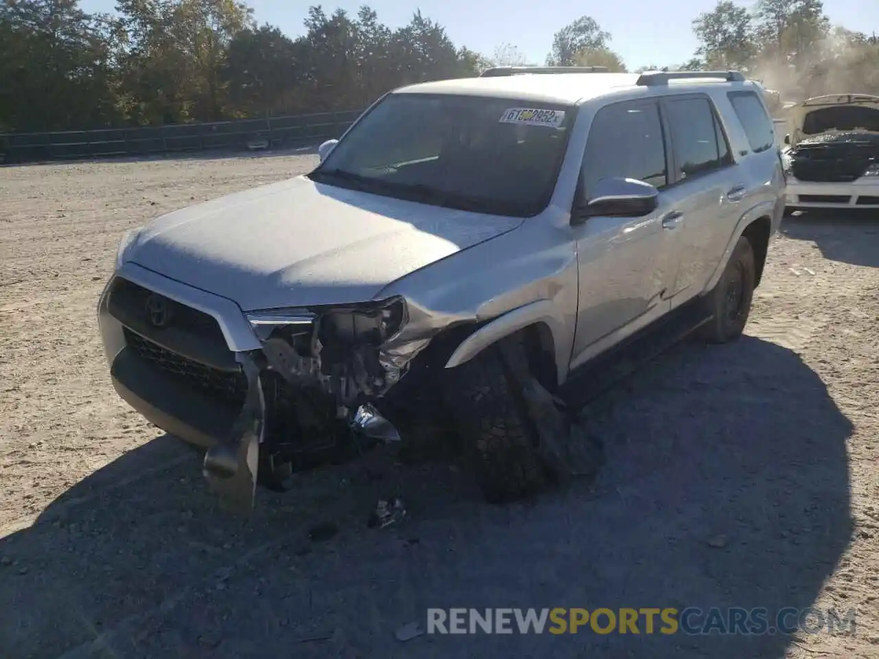 2 Photograph of a damaged car JTEBU5JR2K5658556 TOYOTA 4RUNNER 2019