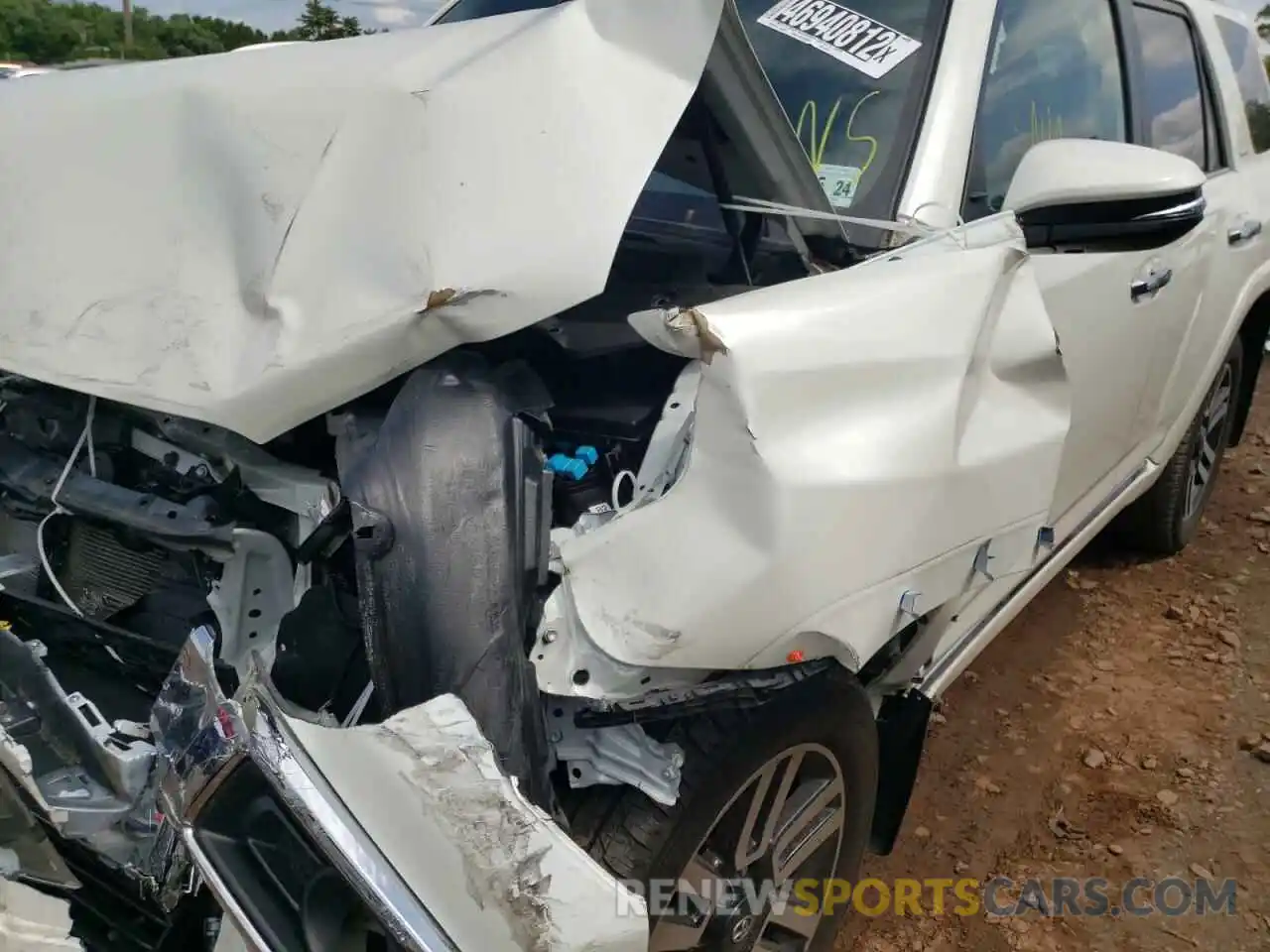 10 Photograph of a damaged car JTEBU5JR2K5664129 TOYOTA 4RUNNER 2019