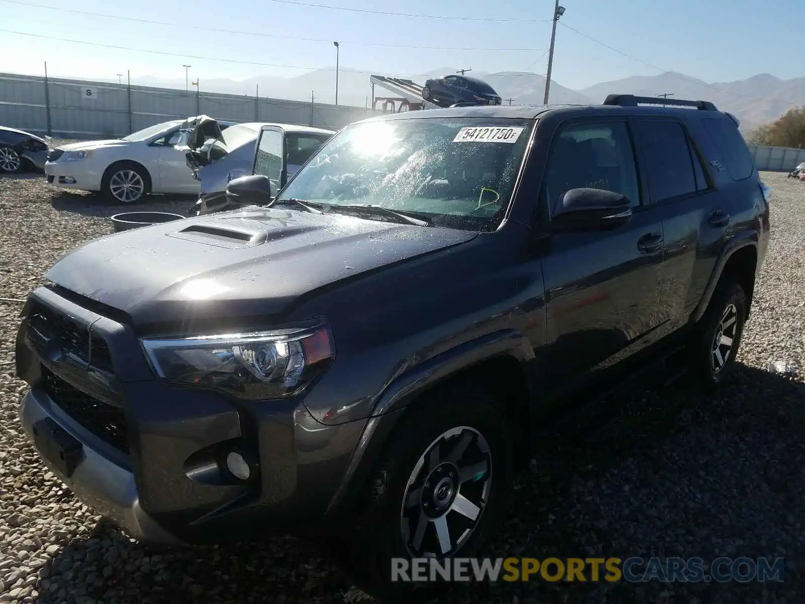 2 Photograph of a damaged car JTEBU5JR2K5665328 TOYOTA 4RUNNER 2019