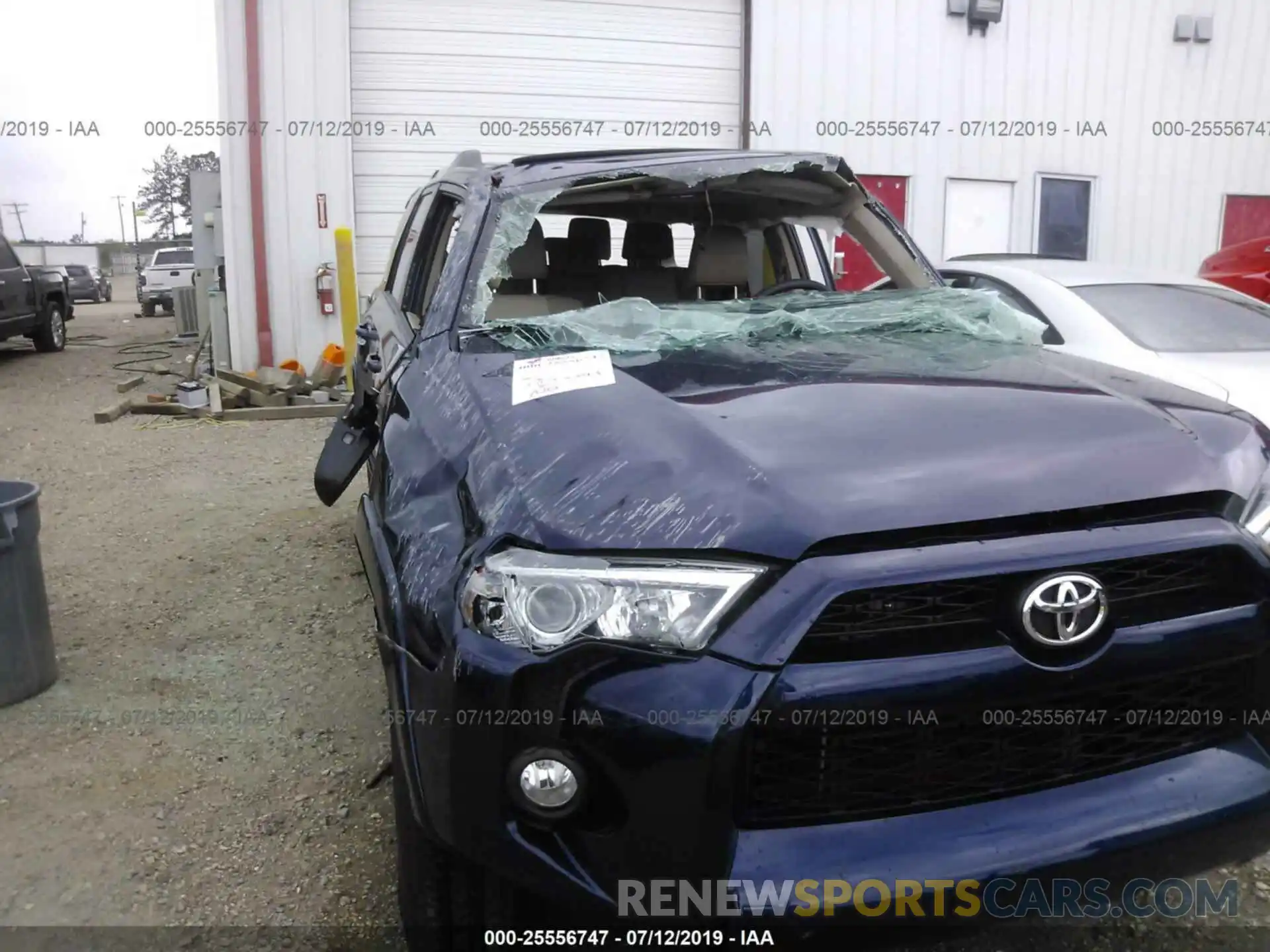 6 Photograph of a damaged car JTEBU5JR2K5667323 TOYOTA 4RUNNER 2019