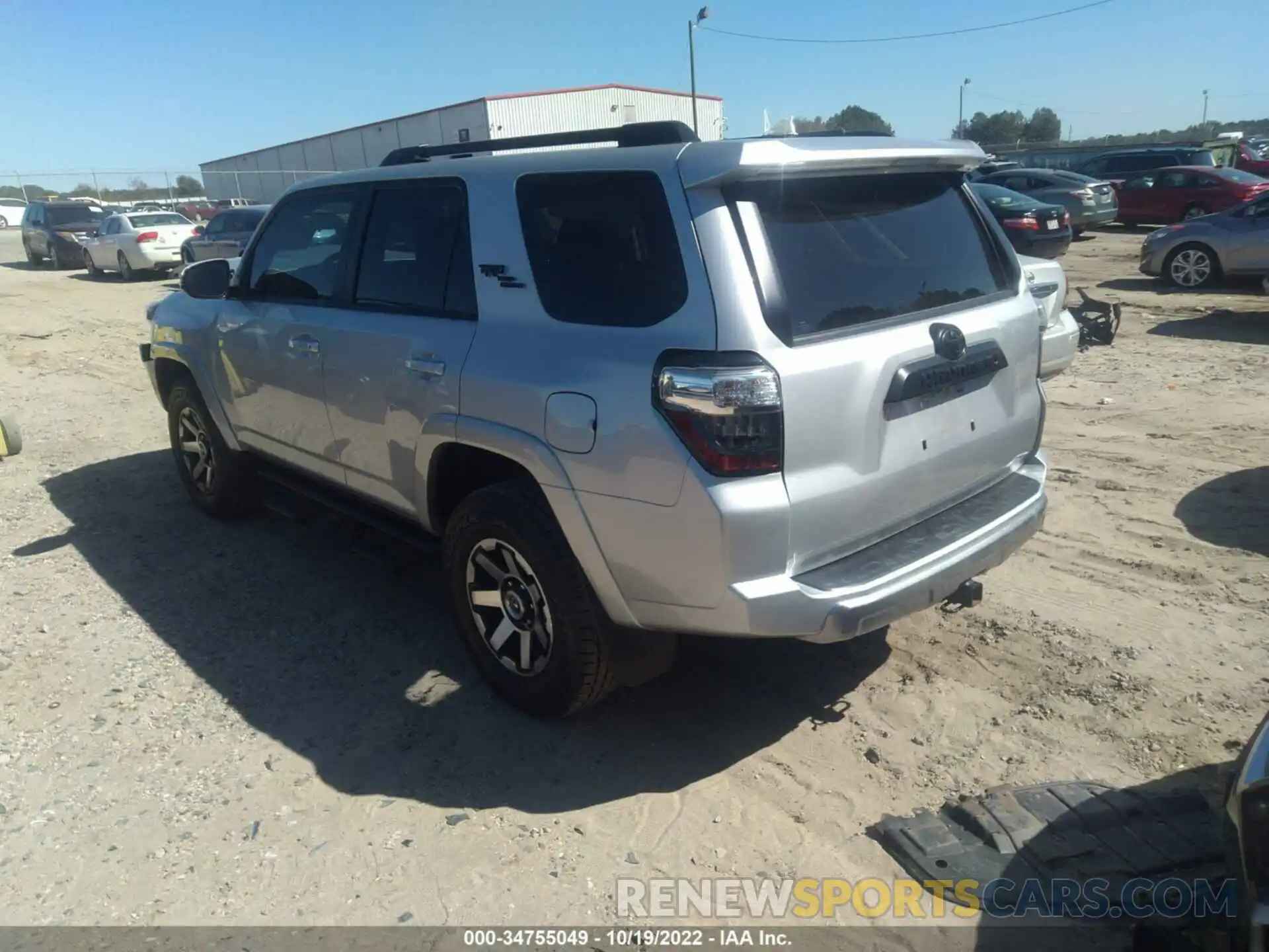 3 Photograph of a damaged car JTEBU5JR2K5678712 TOYOTA 4RUNNER 2019