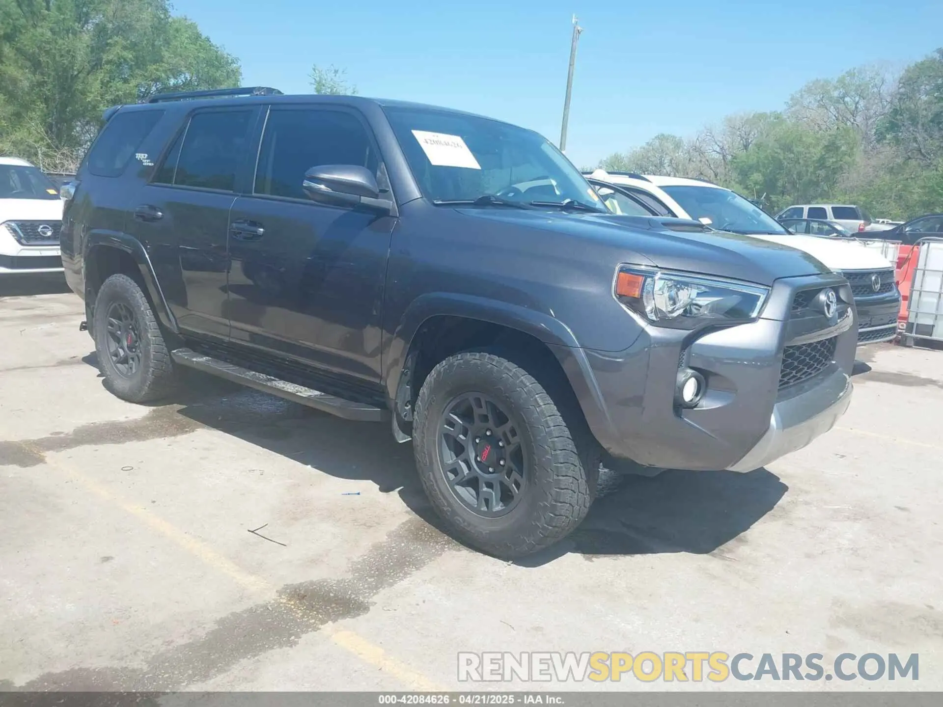 1 Photograph of a damaged car JTEBU5JR2K5679312 TOYOTA 4RUNNER 2019