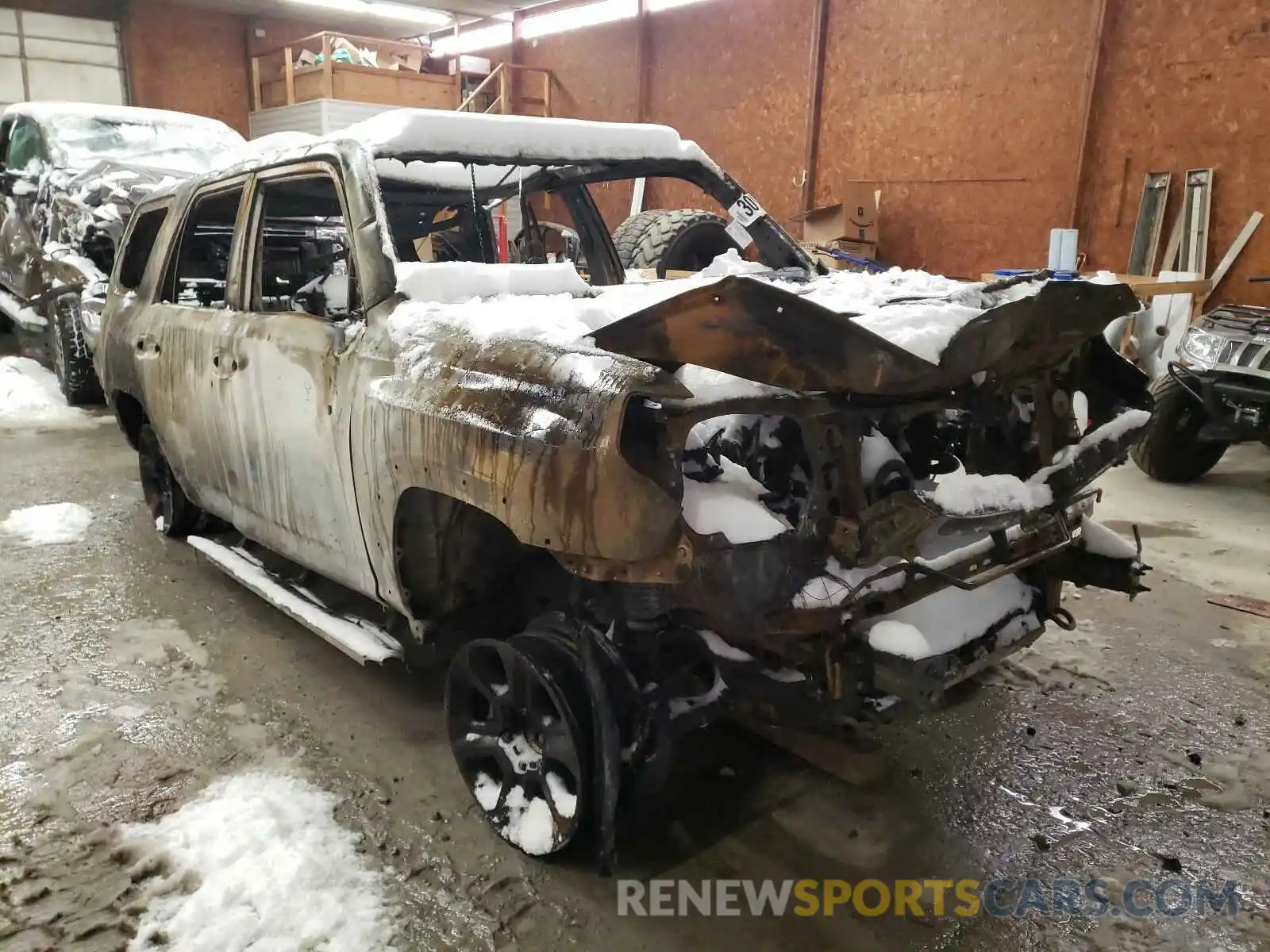 1 Photograph of a damaged car JTEBU5JR2K5681819 TOYOTA 4RUNNER 2019