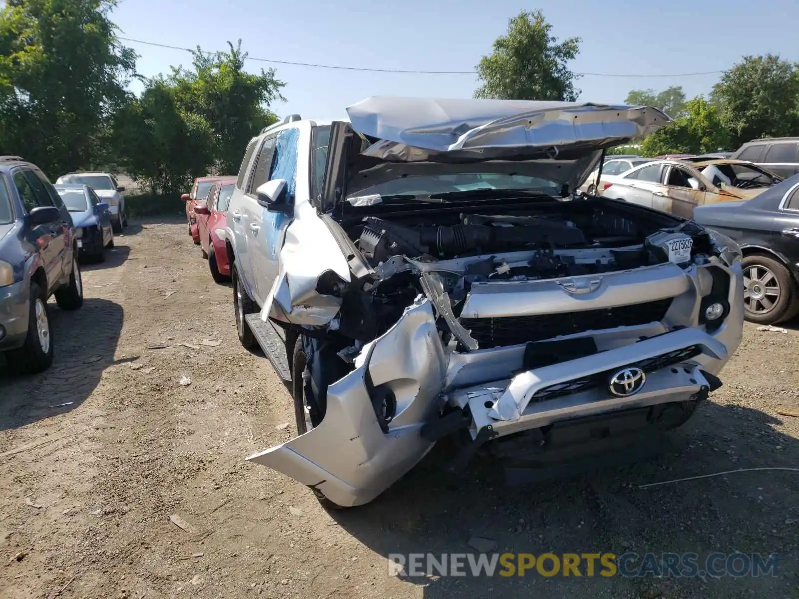 1 Photograph of a damaged car JTEBU5JR2K5683523 TOYOTA 4RUNNER 2019