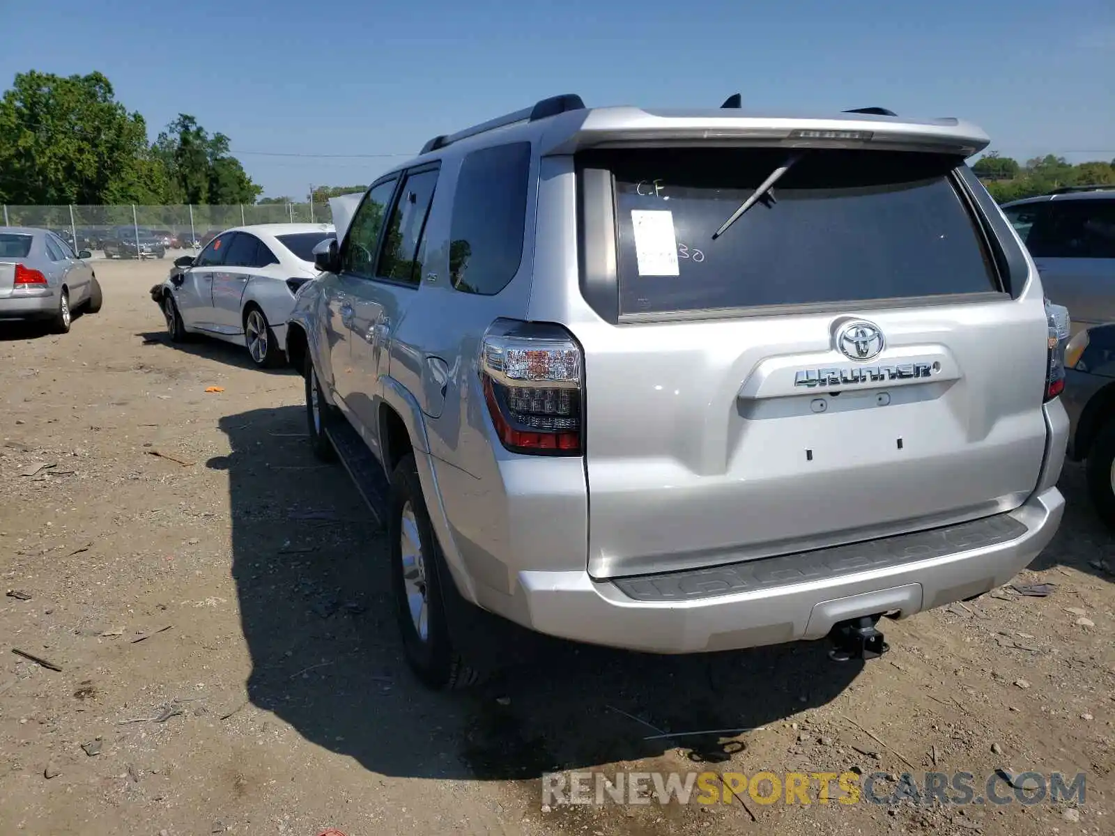 3 Photograph of a damaged car JTEBU5JR2K5683523 TOYOTA 4RUNNER 2019