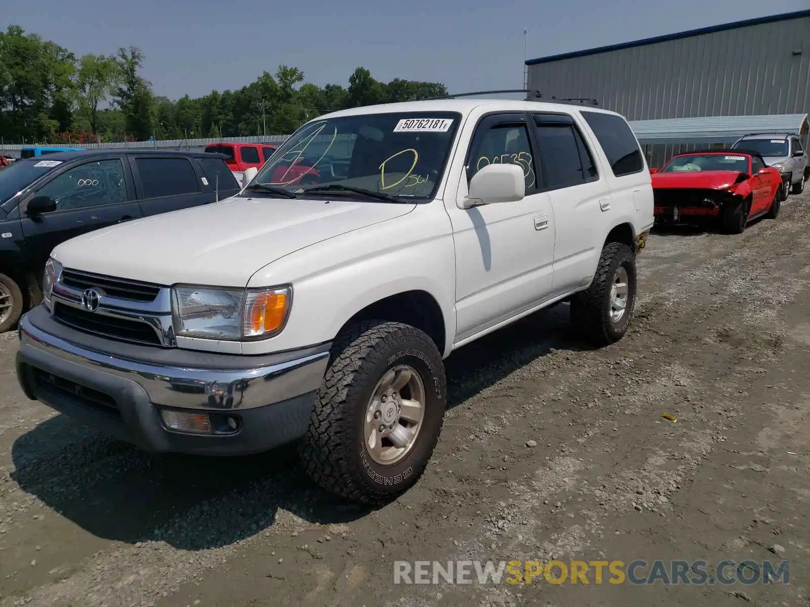 2 Photograph of a damaged car JTEBU5JR2K568891X TOYOTA 4RUNNER 2019