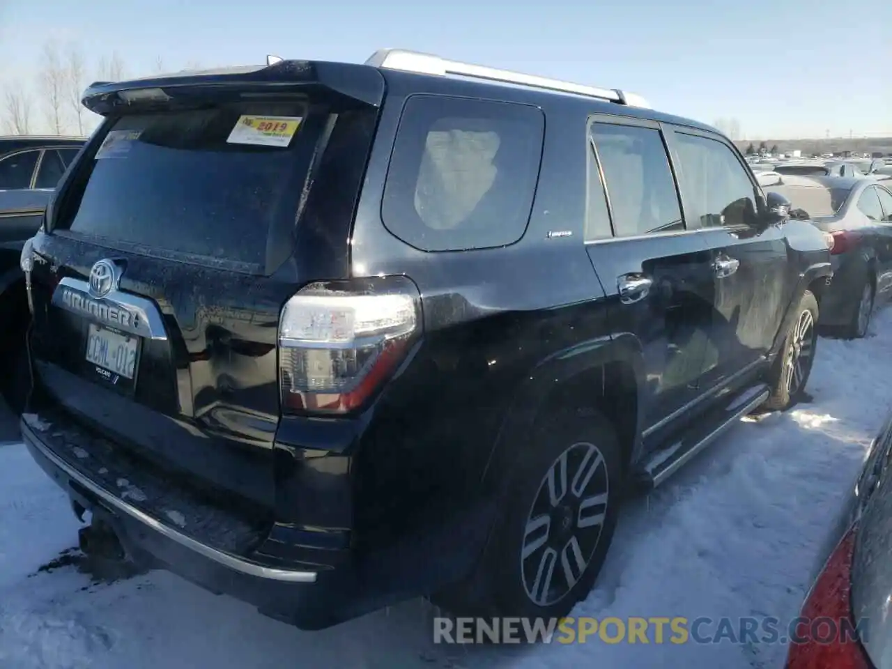 4 Photograph of a damaged car JTEBU5JR2K5702409 TOYOTA 4RUNNER 2019