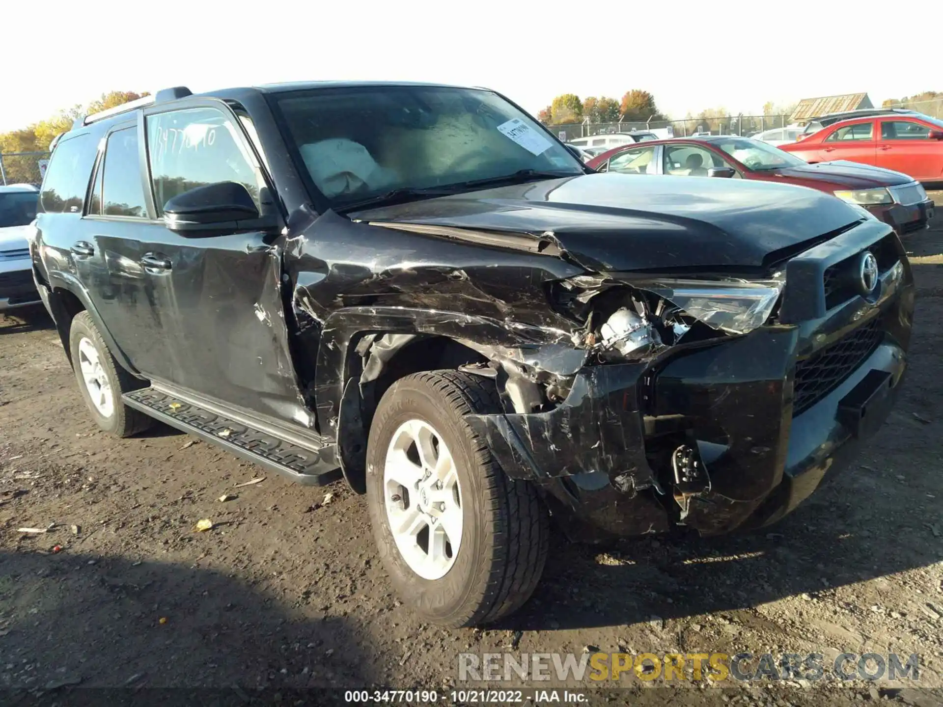 1 Photograph of a damaged car JTEBU5JR2K5720411 TOYOTA 4RUNNER 2019