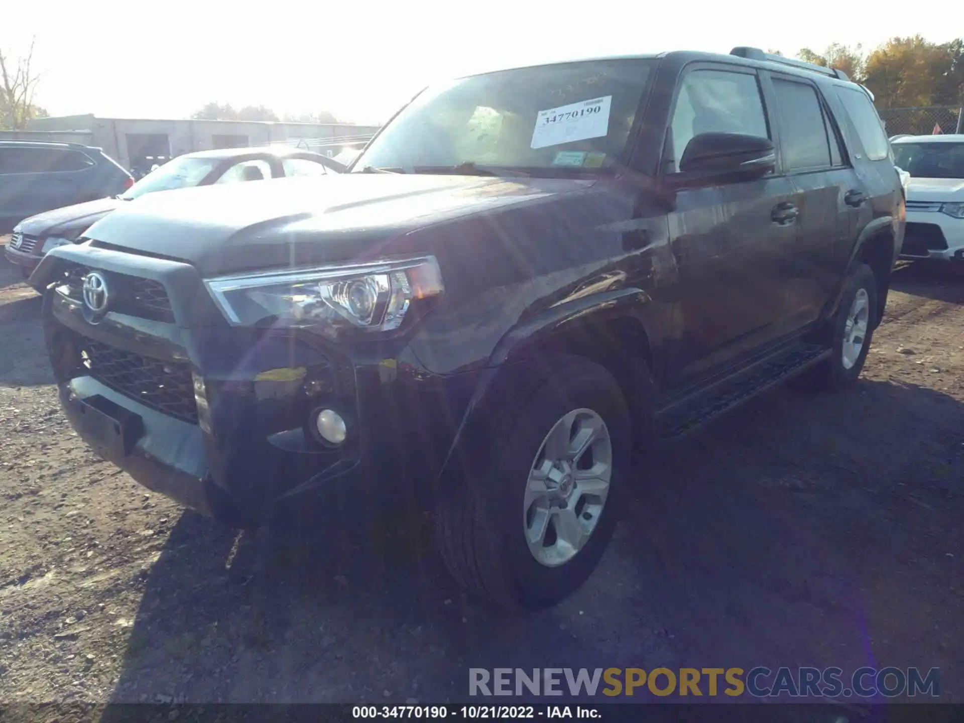 2 Photograph of a damaged car JTEBU5JR2K5720411 TOYOTA 4RUNNER 2019