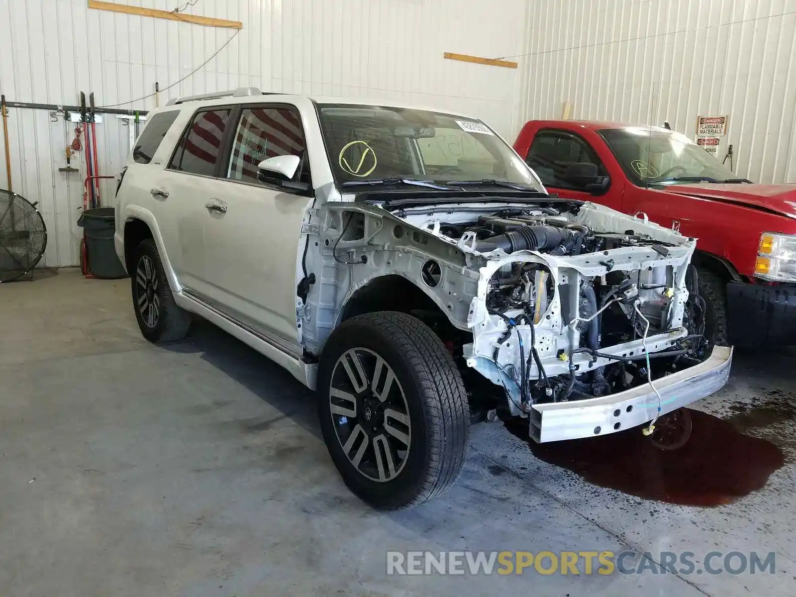 1 Photograph of a damaged car JTEBU5JR2K5727018 TOYOTA 4RUNNER 2019