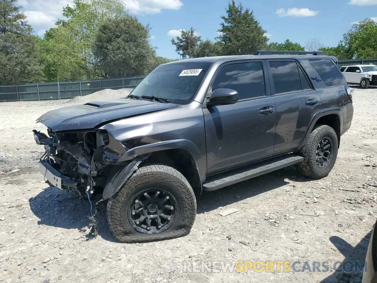 1 Photograph of a damaged car JTEBU5JR2K5734647 TOYOTA 4RUNNER 2019