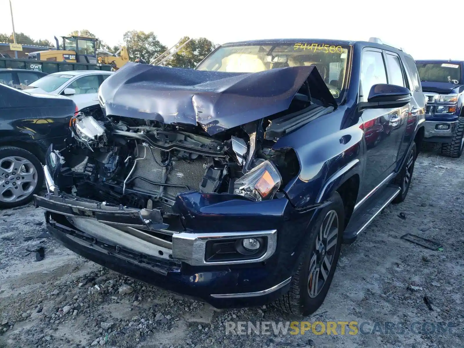 2 Photograph of a damaged car JTEBU5JR3K5619071 TOYOTA 4RUNNER 2019