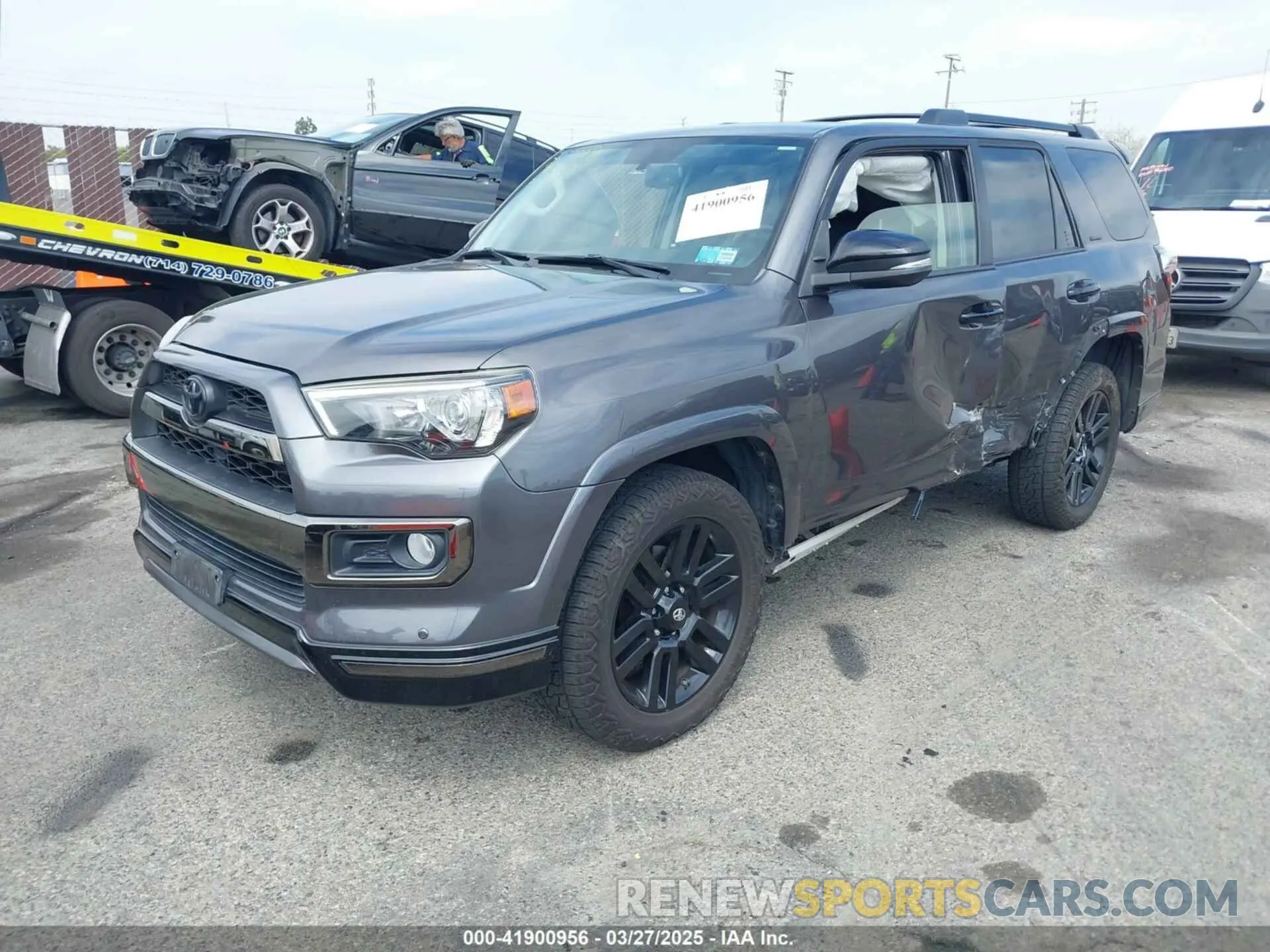 2 Photograph of a damaged car JTEBU5JR3K5619796 TOYOTA 4RUNNER 2019