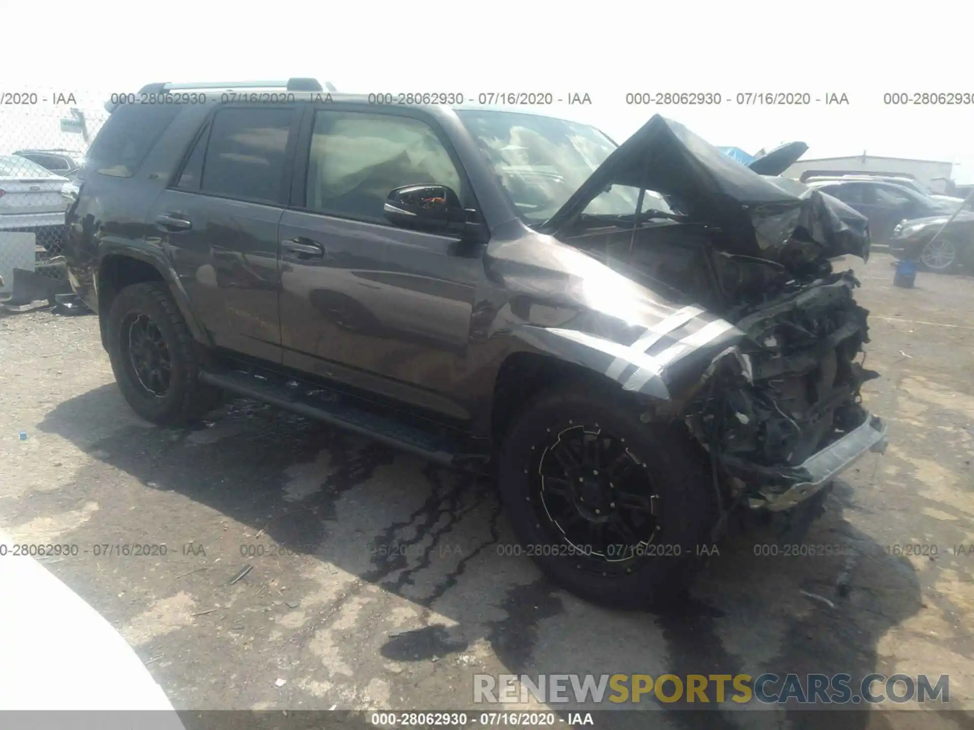 1 Photograph of a damaged car JTEBU5JR3K5623685 TOYOTA 4RUNNER 2019