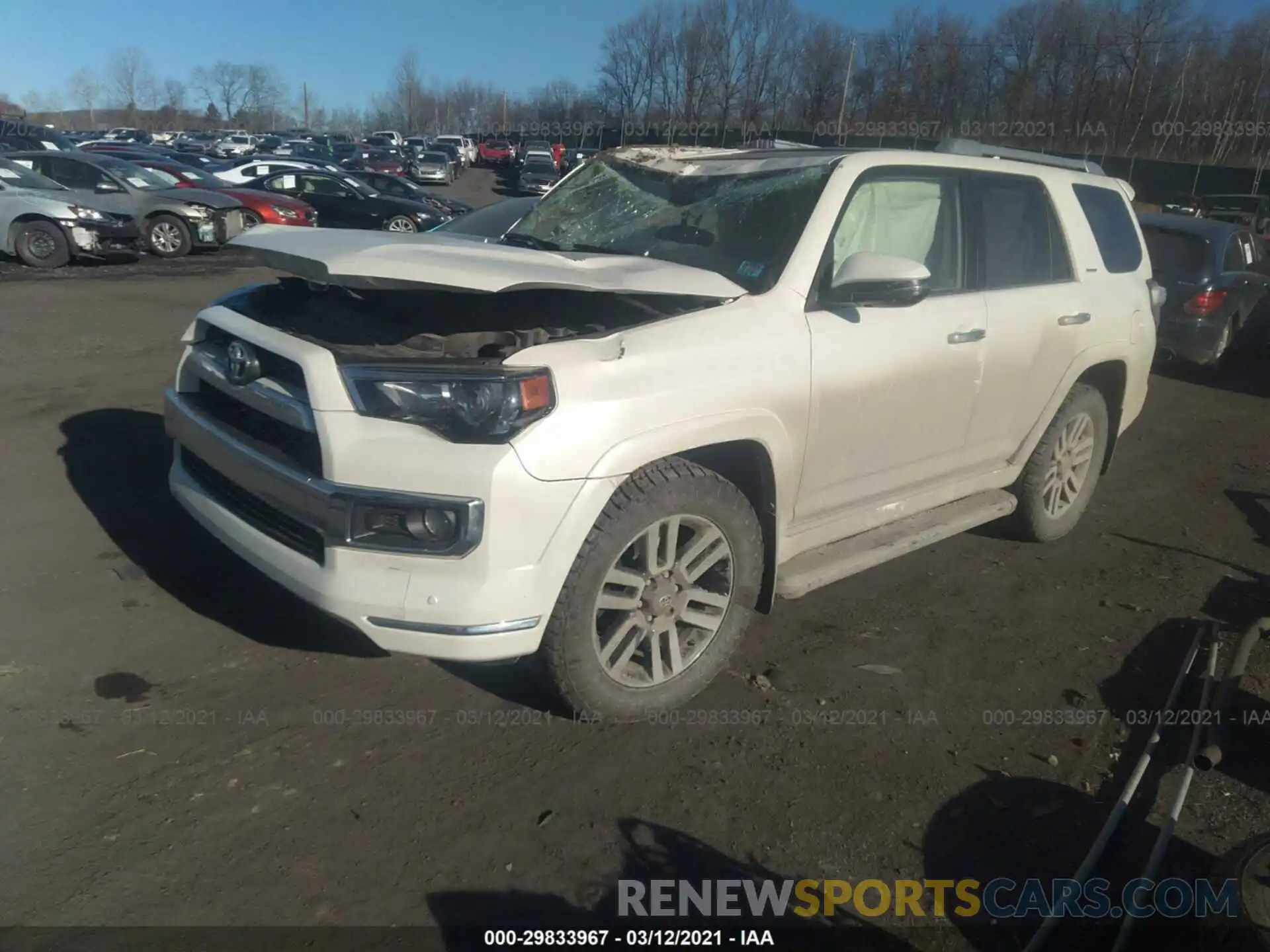 2 Photograph of a damaged car JTEBU5JR3K5624903 TOYOTA 4RUNNER 2019