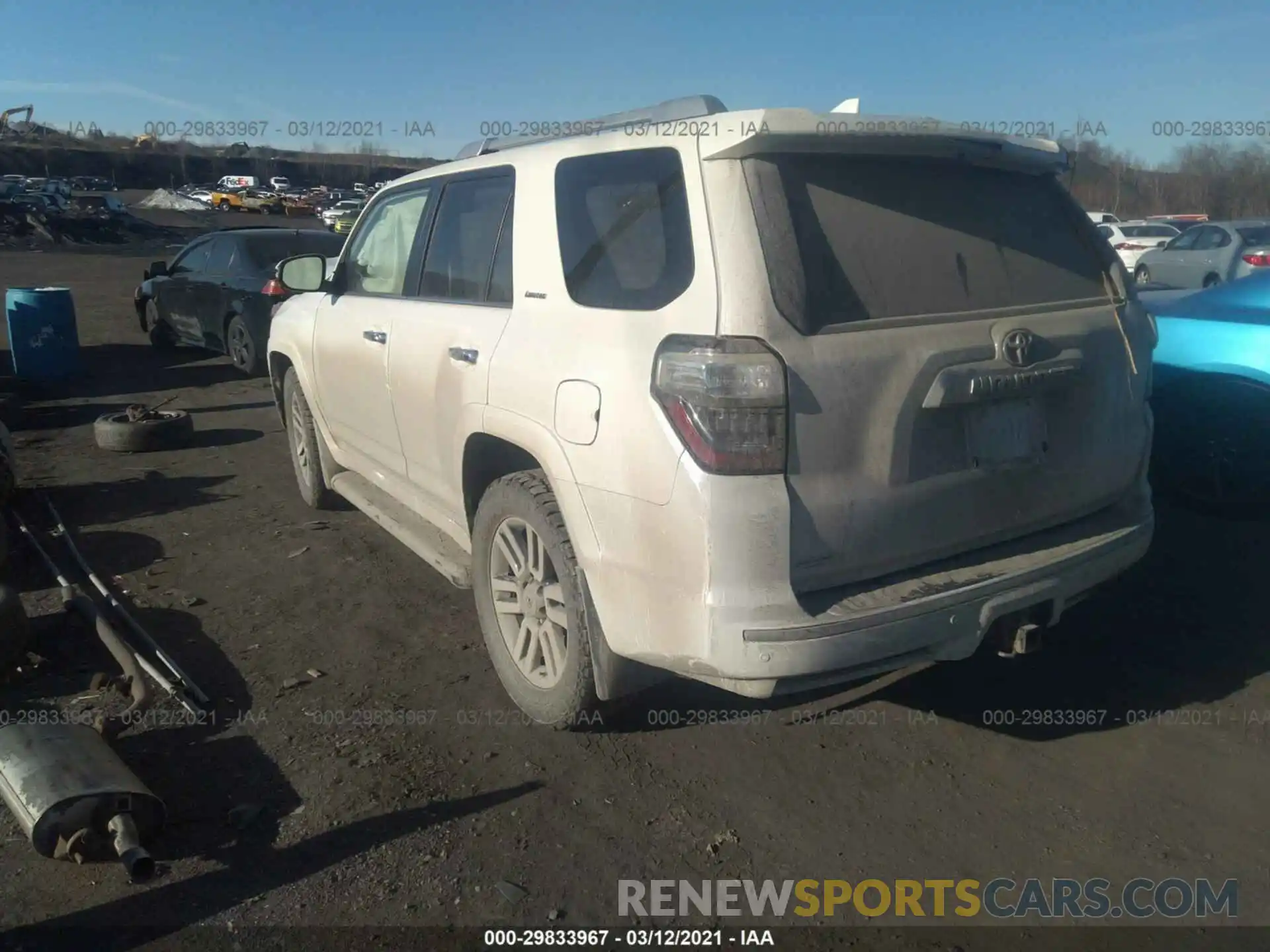 3 Photograph of a damaged car JTEBU5JR3K5624903 TOYOTA 4RUNNER 2019