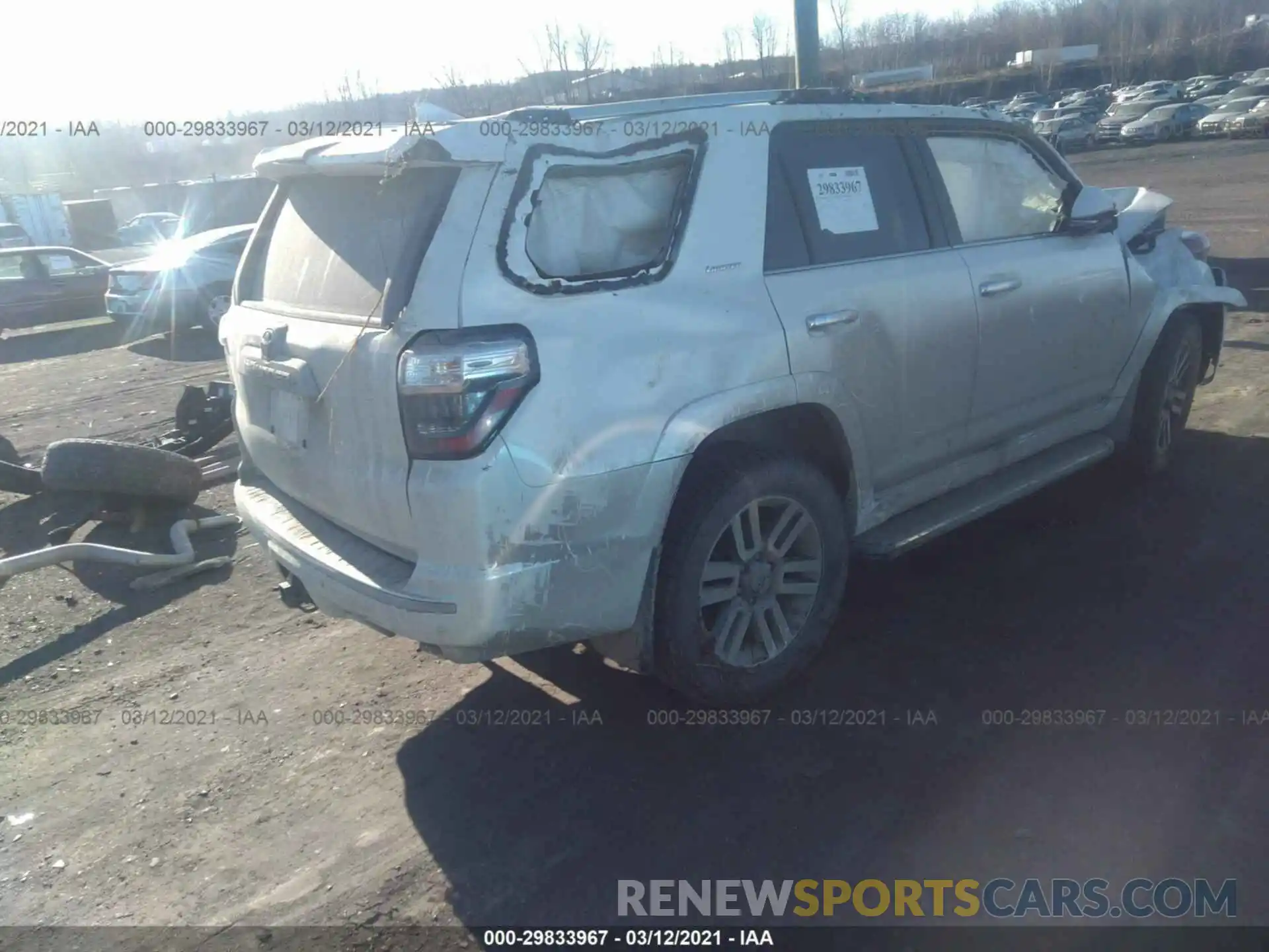 4 Photograph of a damaged car JTEBU5JR3K5624903 TOYOTA 4RUNNER 2019