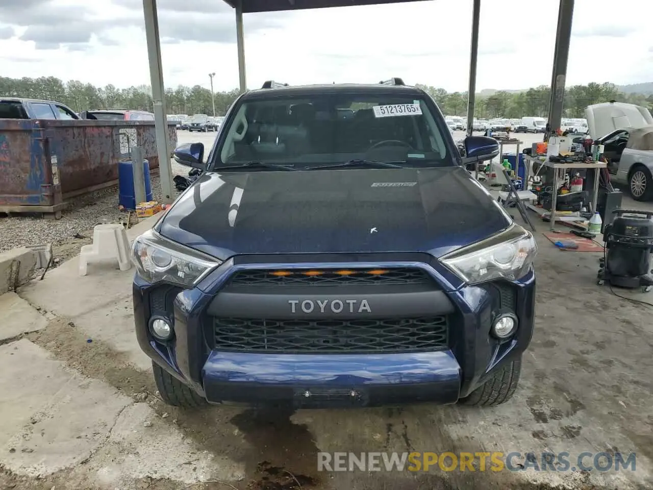 5 Photograph of a damaged car JTEBU5JR3K5625159 TOYOTA 4RUNNER 2019