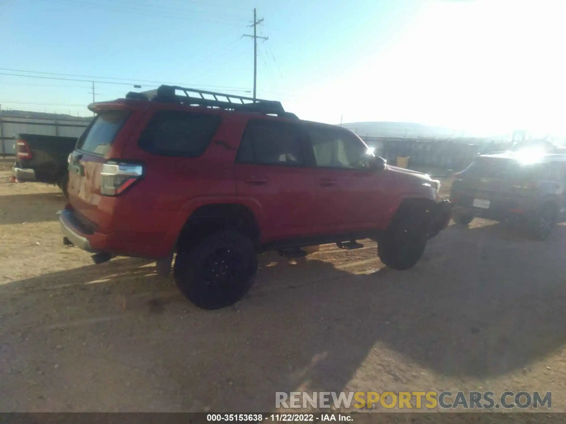 4 Photograph of a damaged car JTEBU5JR3K5630619 TOYOTA 4RUNNER 2019