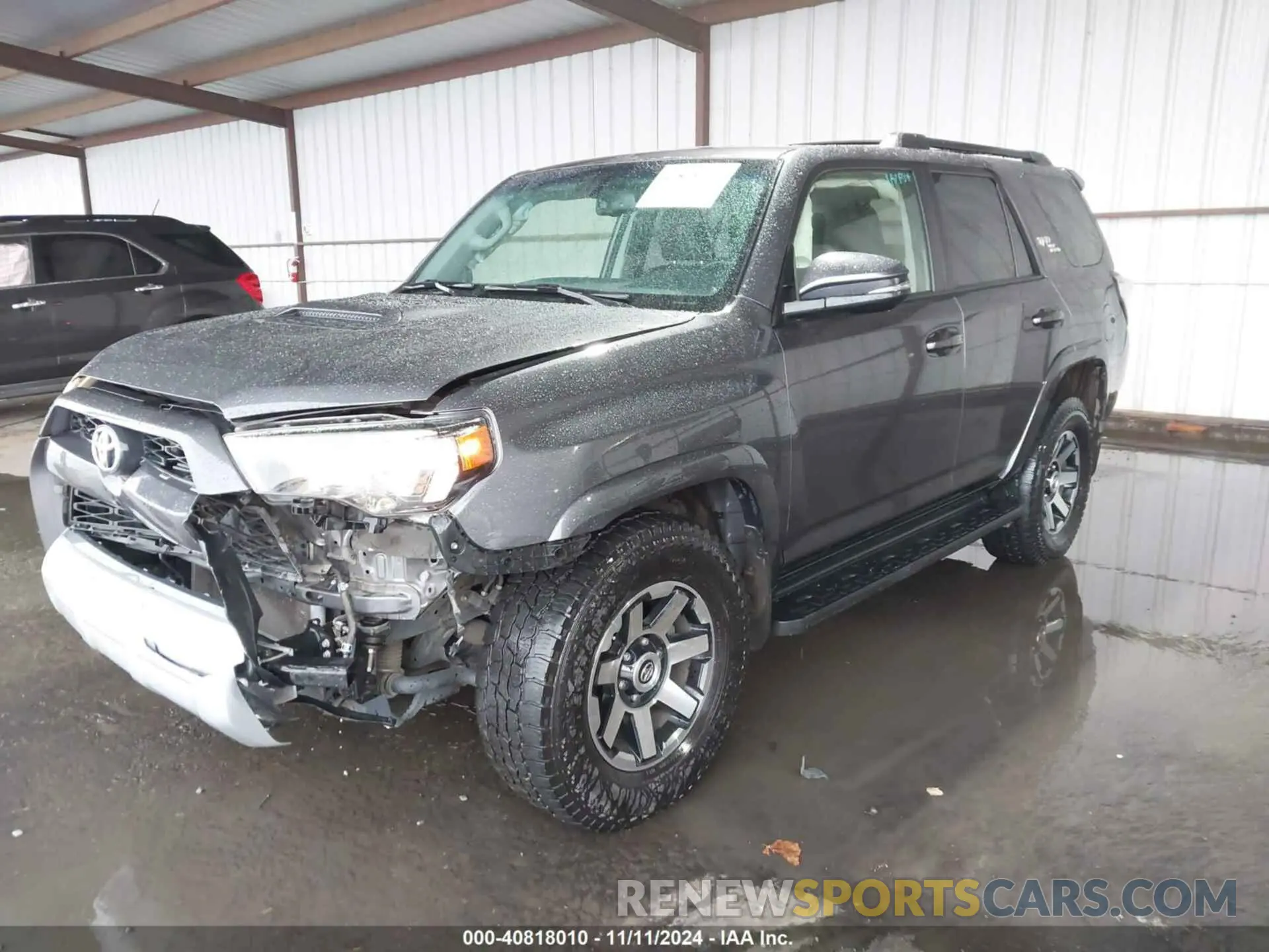 2 Photograph of a damaged car JTEBU5JR3K5641328 TOYOTA 4RUNNER 2019