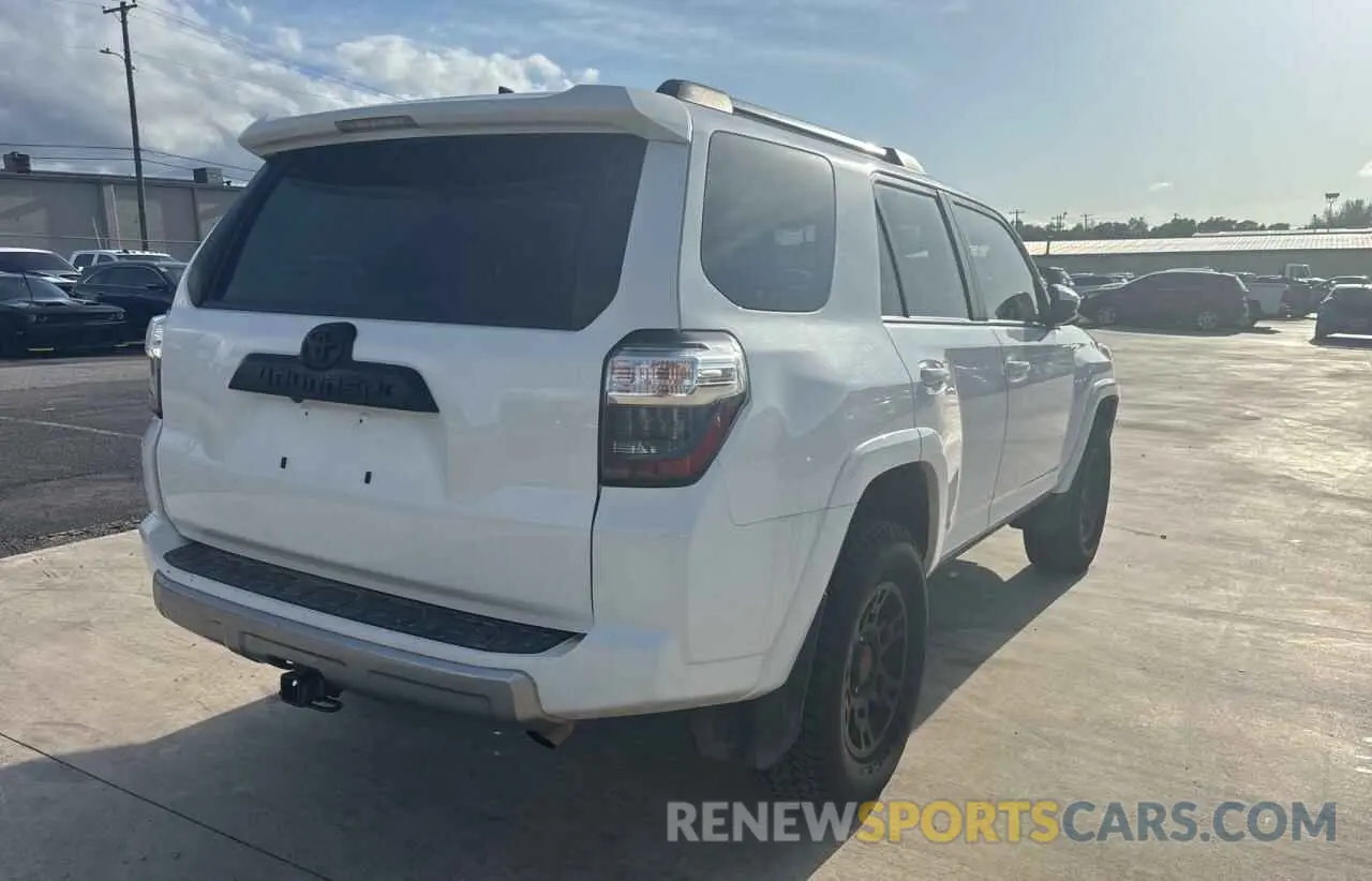 4 Photograph of a damaged car JTEBU5JR3K5649428 TOYOTA 4RUNNER 2019