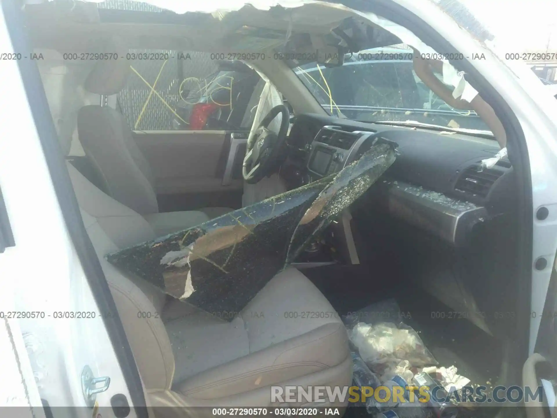 5 Photograph of a damaged car JTEBU5JR3K5650529 TOYOTA 4RUNNER 2019