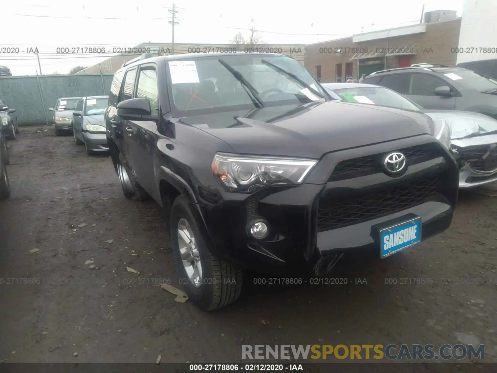 1 Photograph of a damaged car JTEBU5JR3K5652006 TOYOTA 4RUNNER 2019