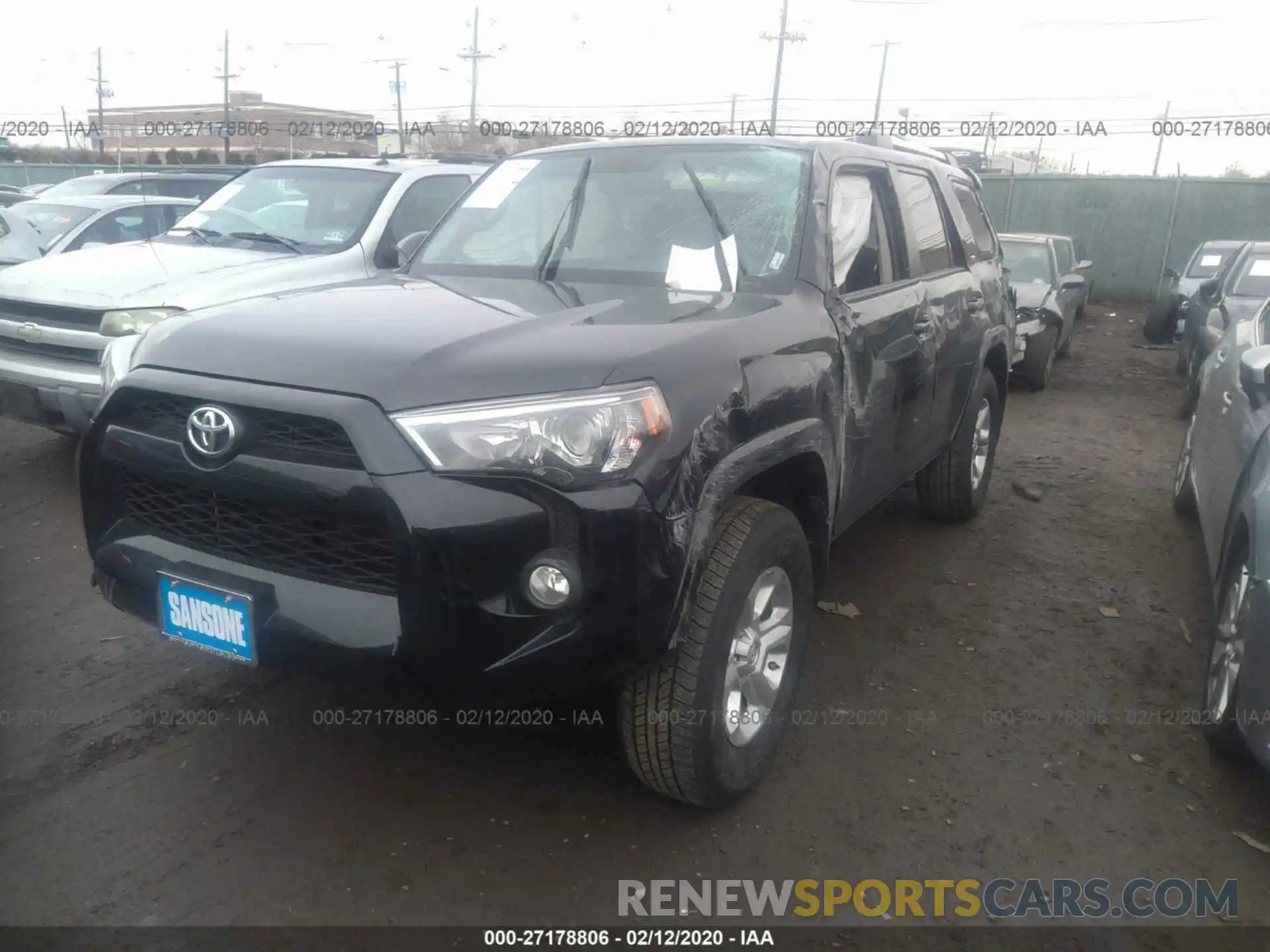 2 Photograph of a damaged car JTEBU5JR3K5652006 TOYOTA 4RUNNER 2019