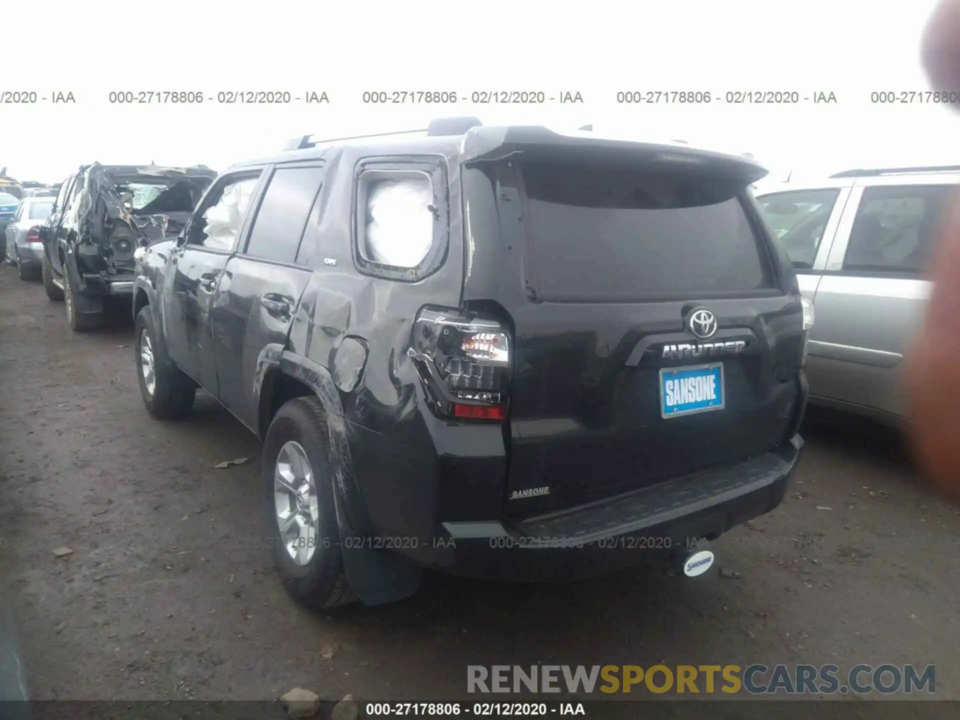 3 Photograph of a damaged car JTEBU5JR3K5652006 TOYOTA 4RUNNER 2019