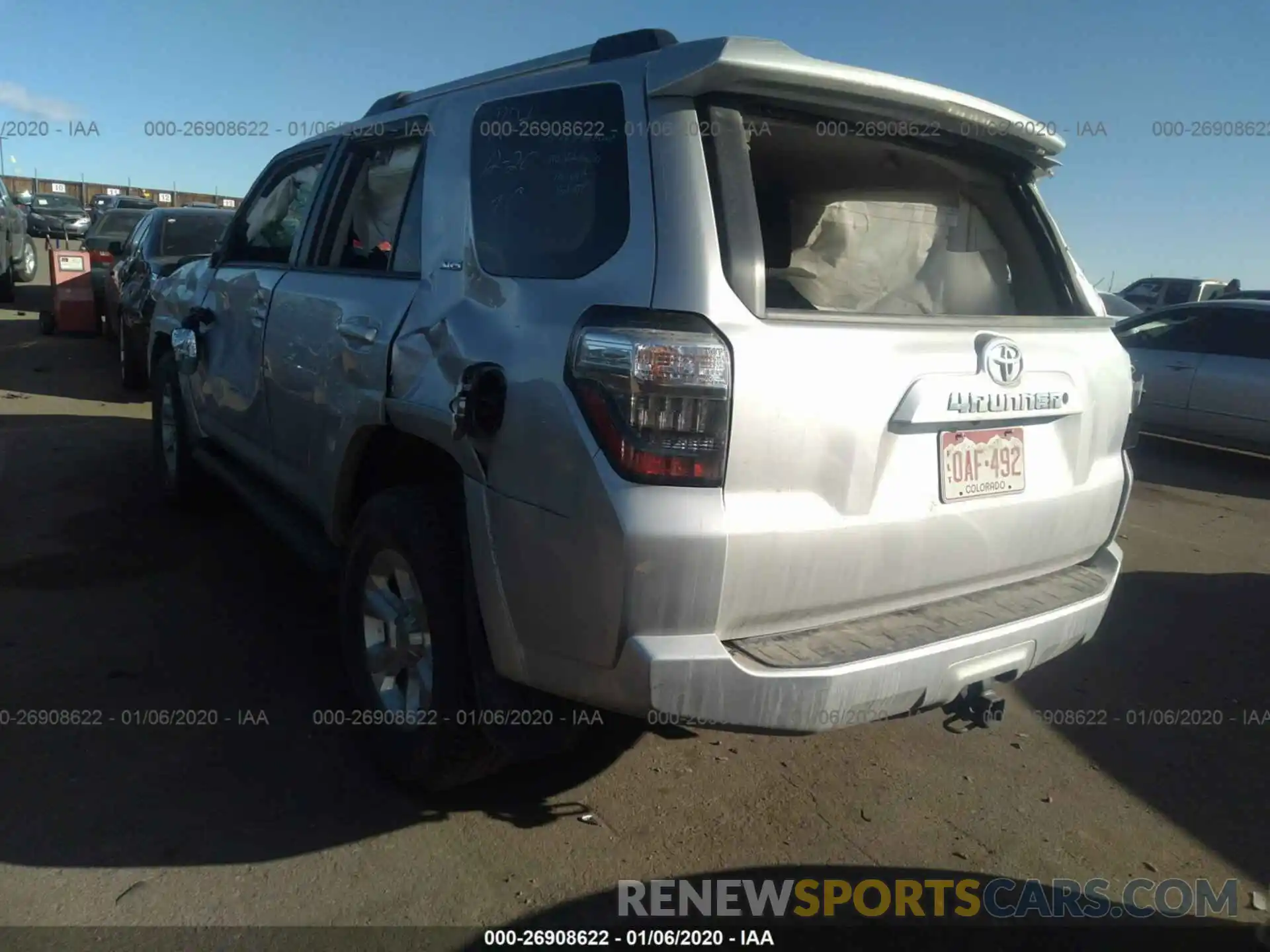 3 Photograph of a damaged car JTEBU5JR3K5663216 TOYOTA 4RUNNER 2019