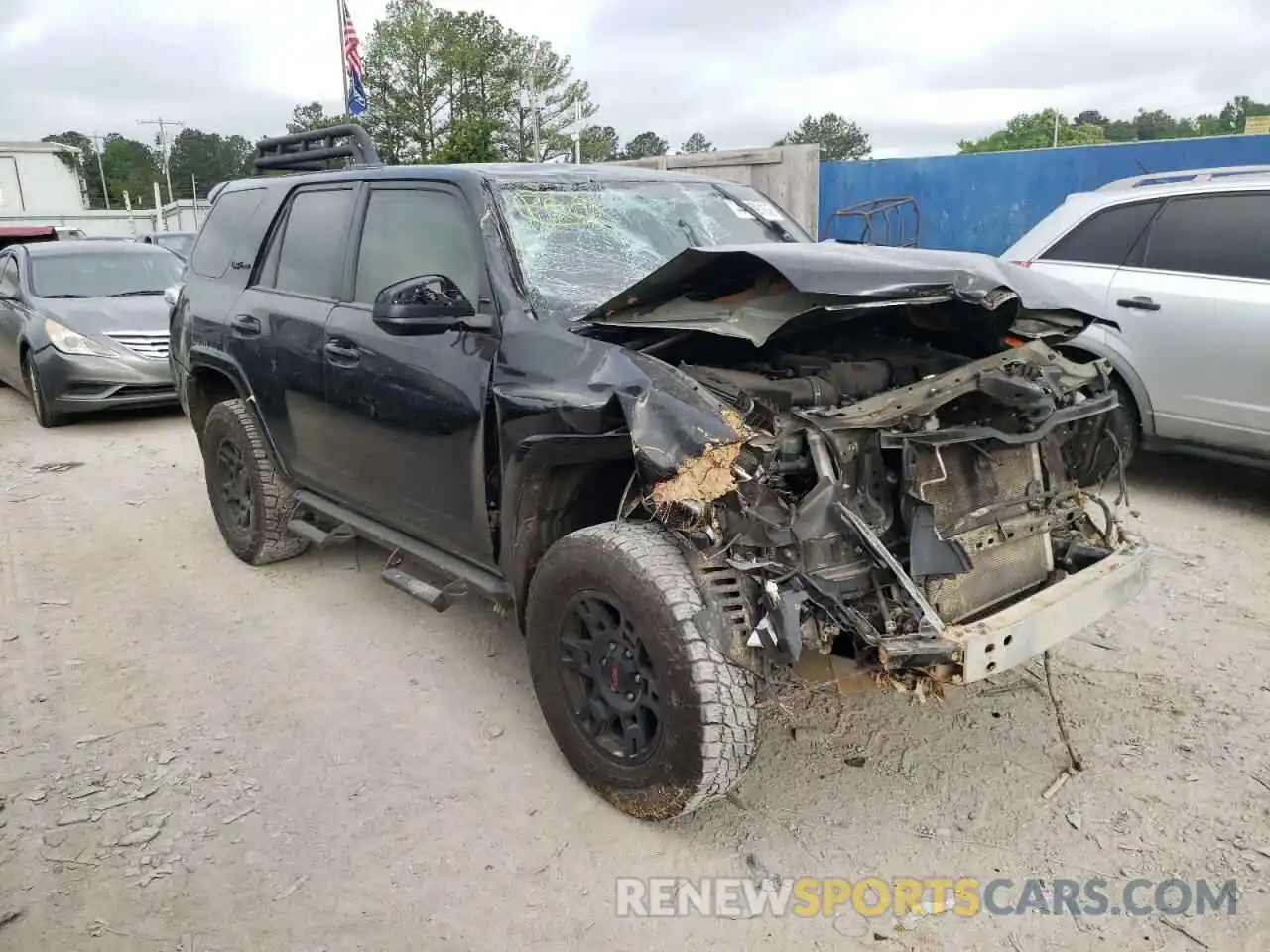 1 Photograph of a damaged car JTEBU5JR3K5670845 TOYOTA 4RUNNER 2019