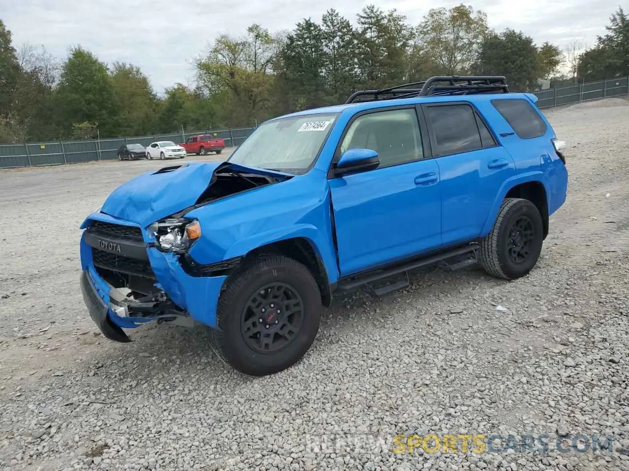 1 Photograph of a damaged car JTEBU5JR3K5690545 TOYOTA 4RUNNER 2019