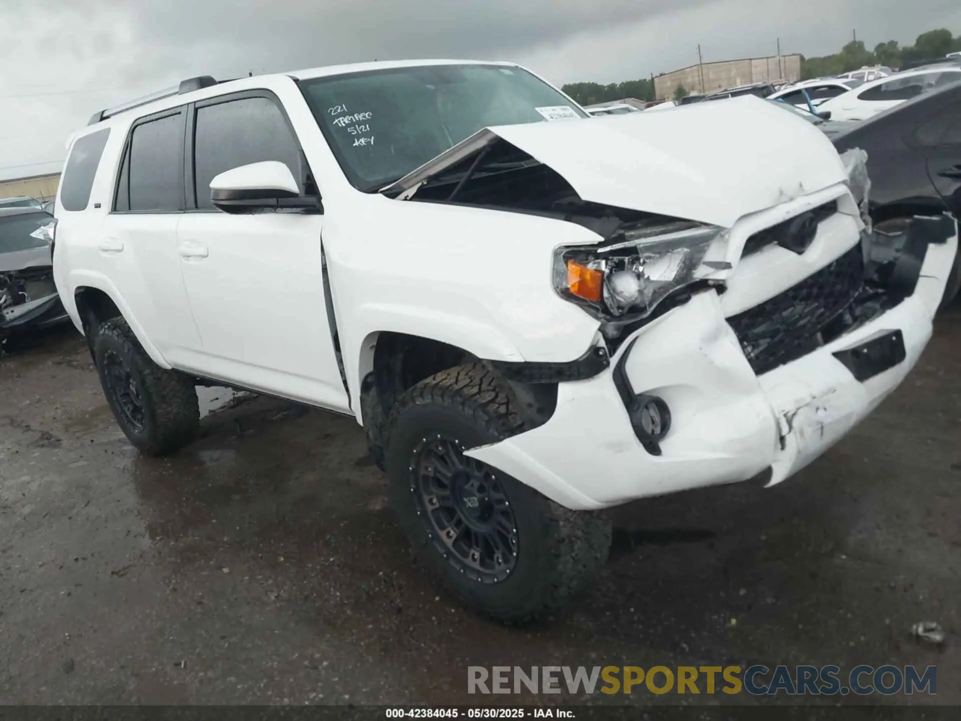 1 Photograph of a damaged car JTEBU5JR3K5698385 TOYOTA 4RUNNER 2019