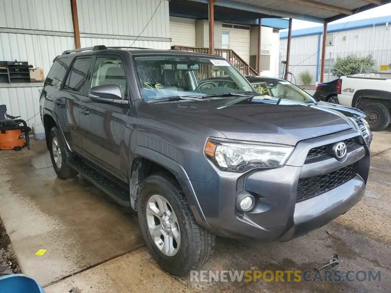 1 Photograph of a damaged car JTEBU5JR3K5709126 TOYOTA 4RUNNER 2019