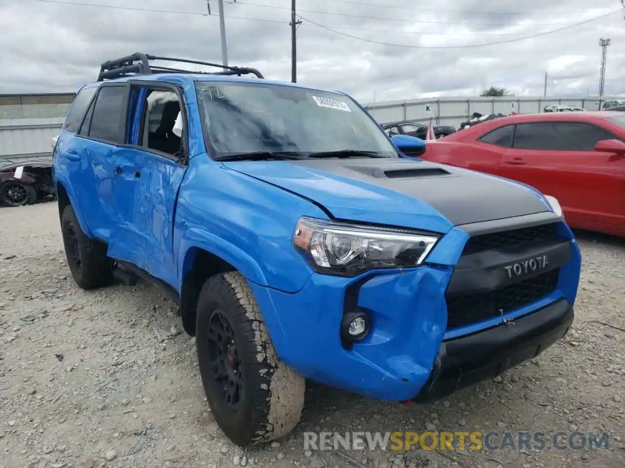 1 Photograph of a damaged car JTEBU5JR3K5712916 TOYOTA 4RUNNER 2019