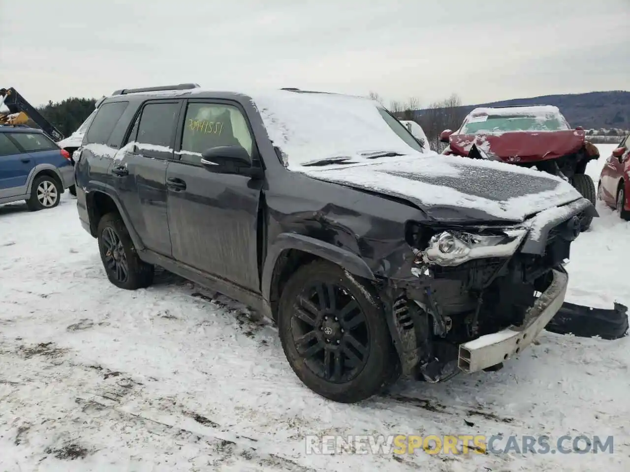 1 Photograph of a damaged car JTEBU5JR3K5716979 TOYOTA 4RUNNER 2019