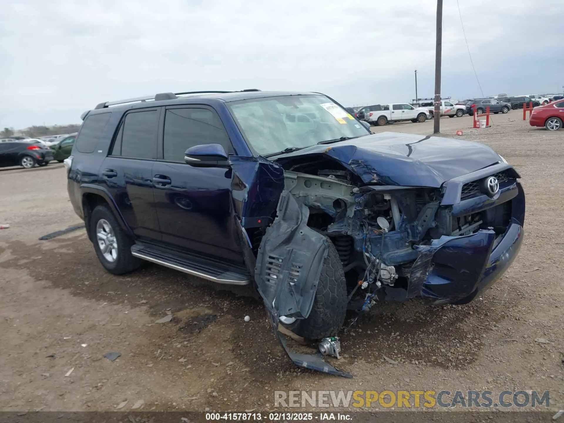 13 Photograph of a damaged car JTEBU5JR3K5722863 TOYOTA 4RUNNER 2019