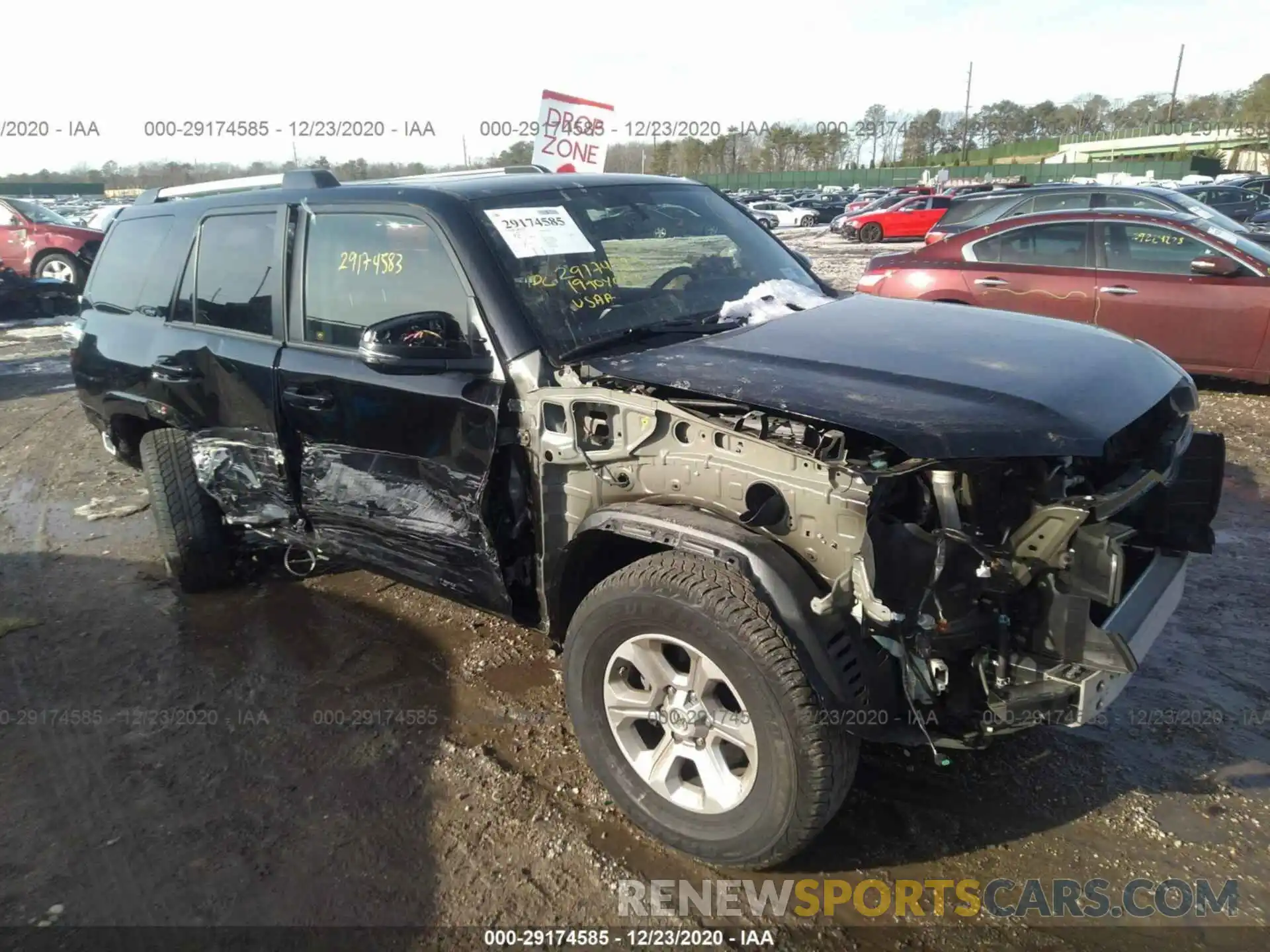 1 Photograph of a damaged car JTEBU5JR3K5728534 TOYOTA 4RUNNER 2019