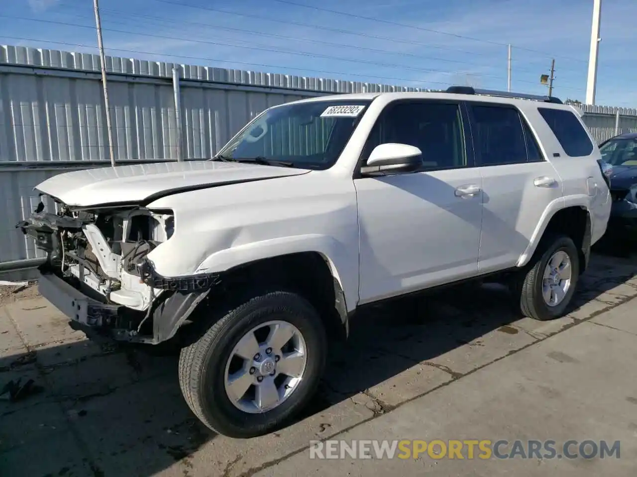 1 Photograph of a damaged car JTEBU5JR3K5728601 TOYOTA 4RUNNER 2019