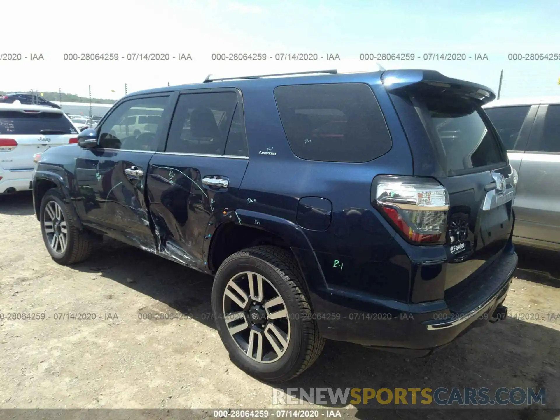 3 Photograph of a damaged car JTEBU5JR3K5735497 TOYOTA 4RUNNER 2019