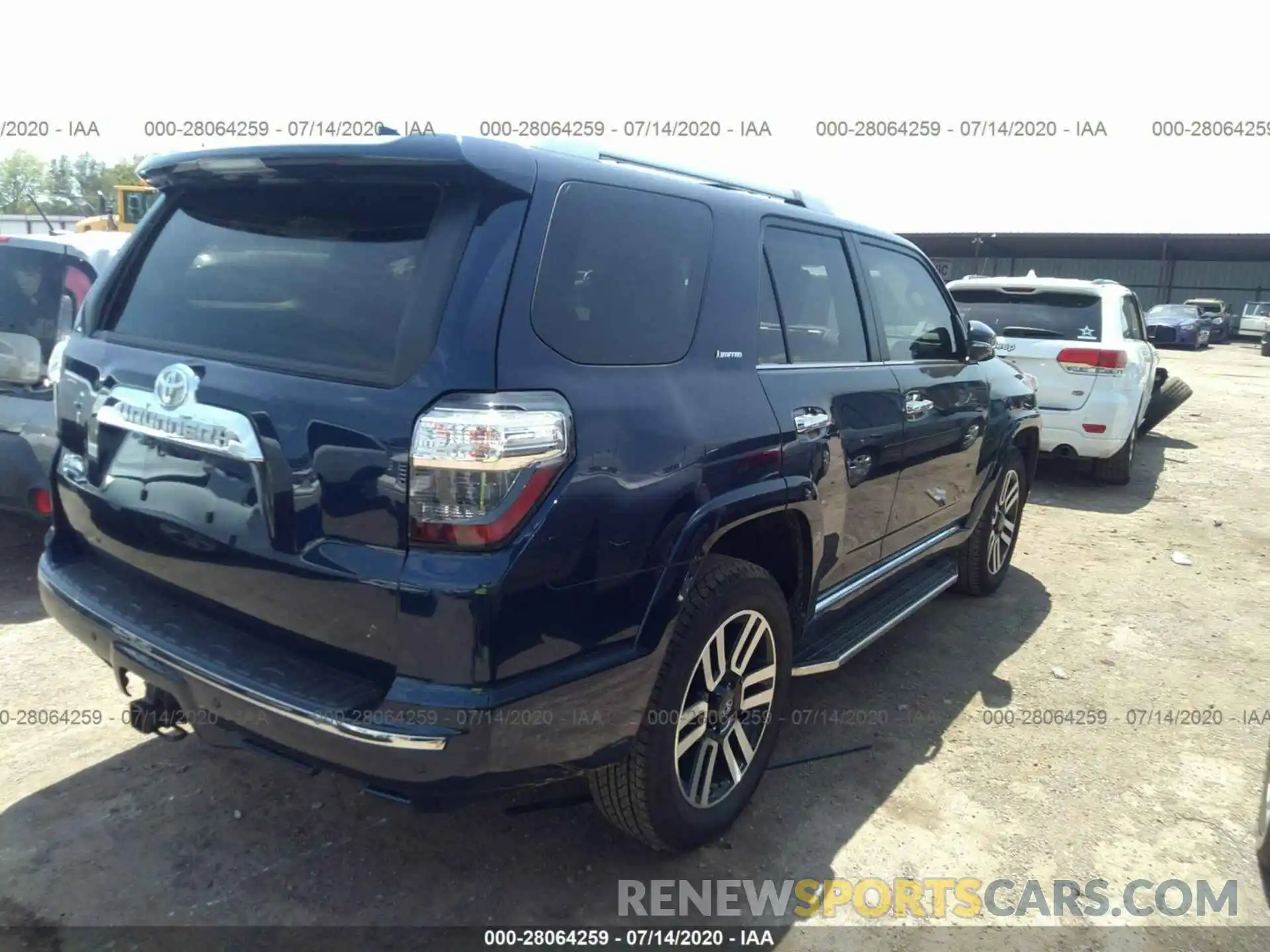 4 Photograph of a damaged car JTEBU5JR3K5735497 TOYOTA 4RUNNER 2019