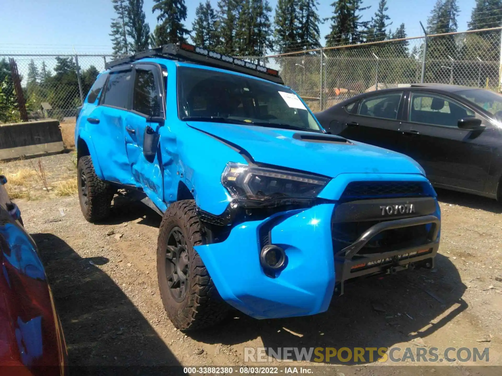 1 Photograph of a damaged car JTEBU5JR4K5616955 TOYOTA 4RUNNER 2019