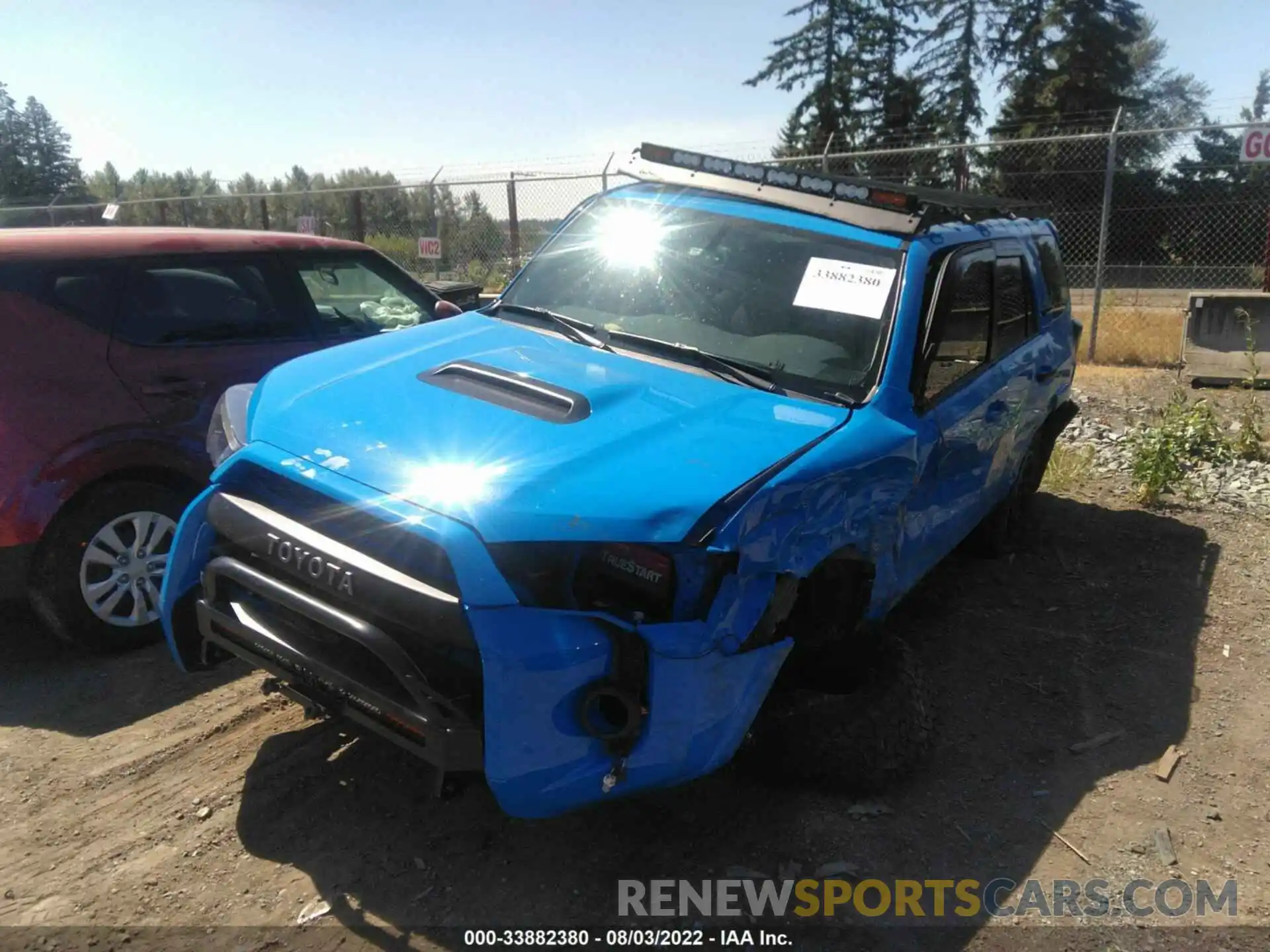 2 Photograph of a damaged car JTEBU5JR4K5616955 TOYOTA 4RUNNER 2019