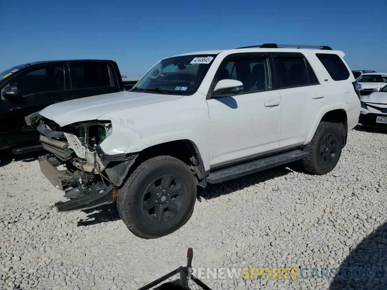 1 Photograph of a damaged car JTEBU5JR4K5617054 TOYOTA 4RUNNER 2019