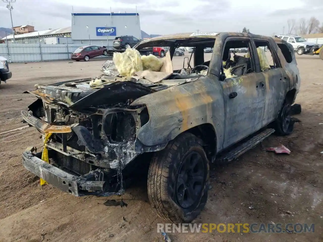 2 Photograph of a damaged car JTEBU5JR4K5622139 TOYOTA 4RUNNER 2019