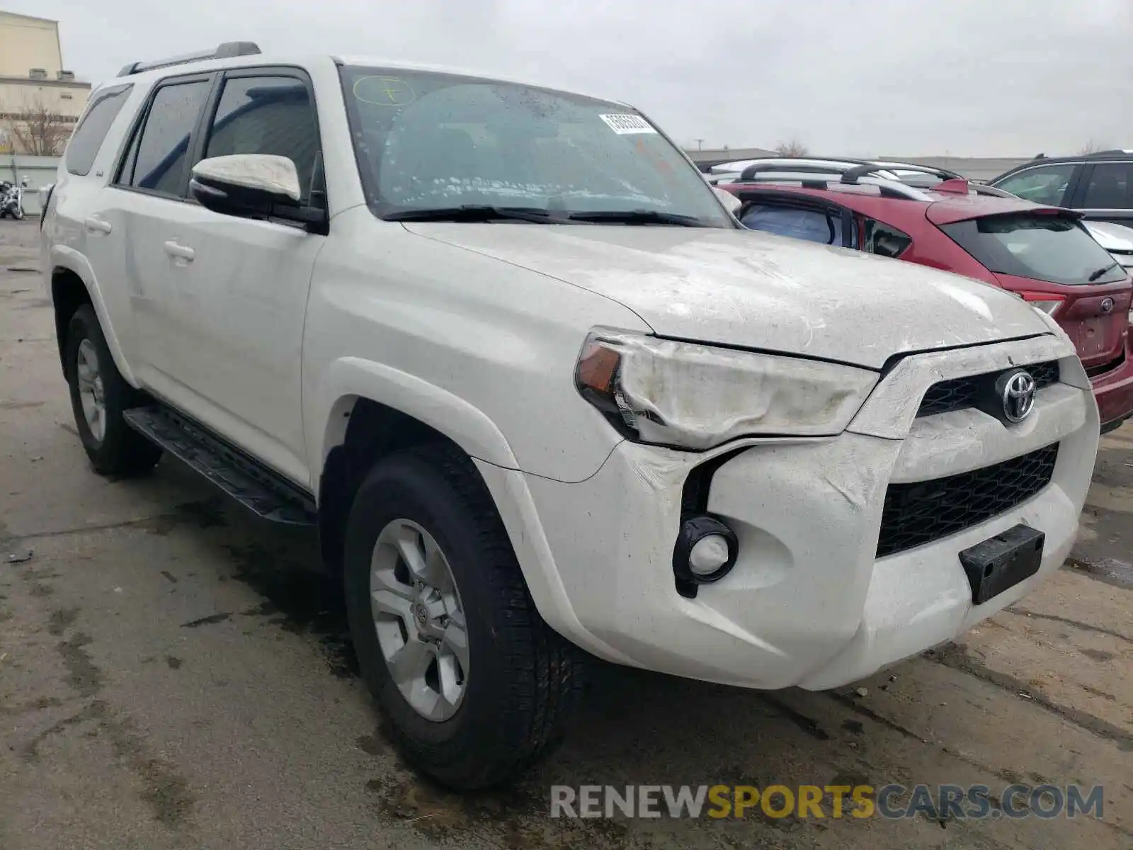 1 Photograph of a damaged car JTEBU5JR4K5630581 TOYOTA 4RUNNER 2019