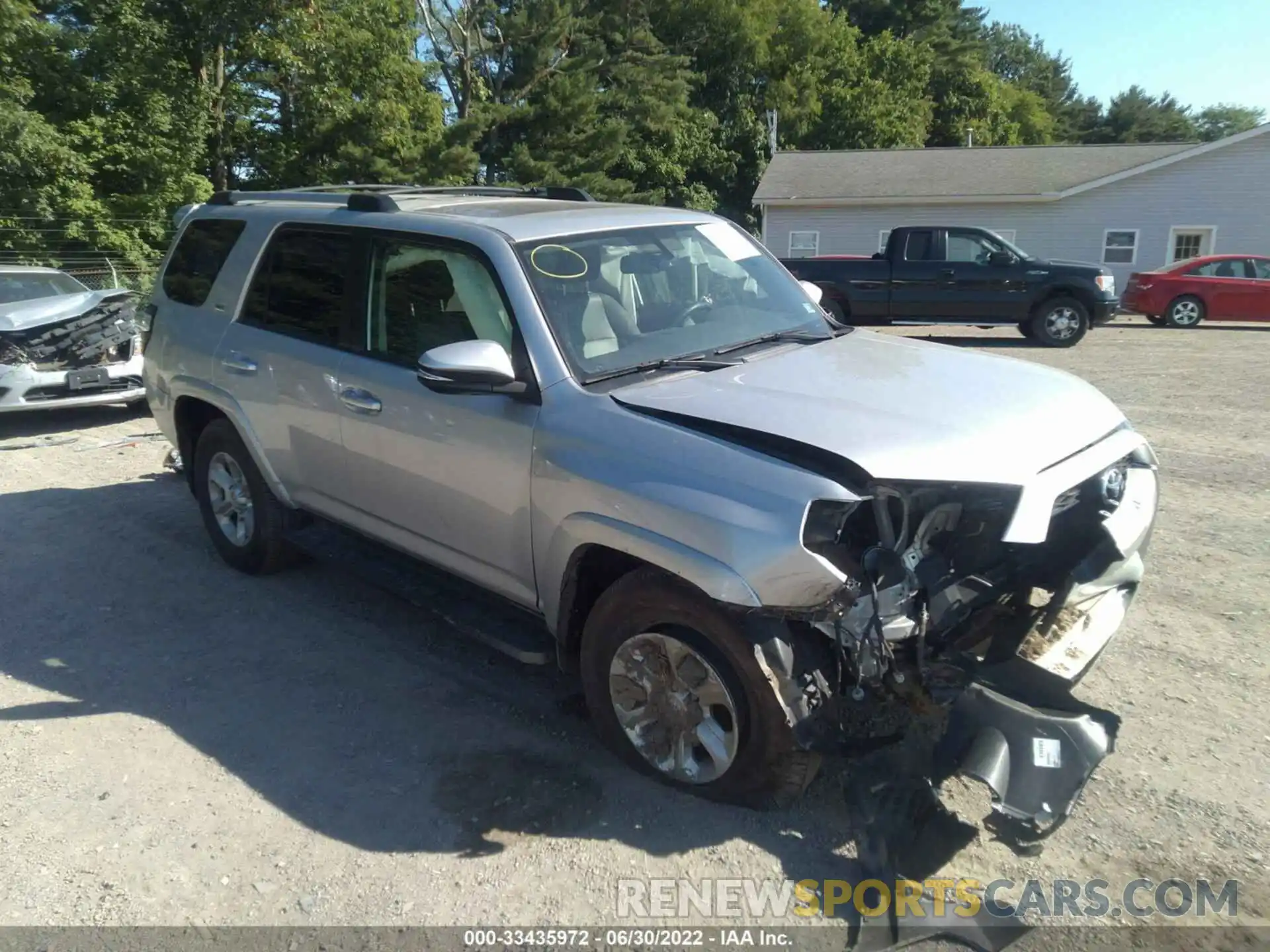 1 Photograph of a damaged car JTEBU5JR4K5650040 TOYOTA 4RUNNER 2019