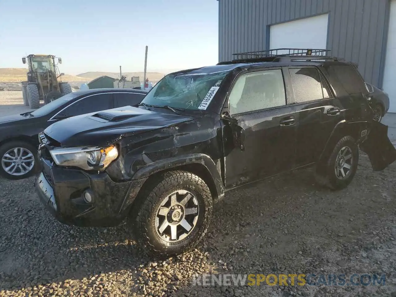 1 Photograph of a damaged car JTEBU5JR4K5650751 TOYOTA 4RUNNER 2019